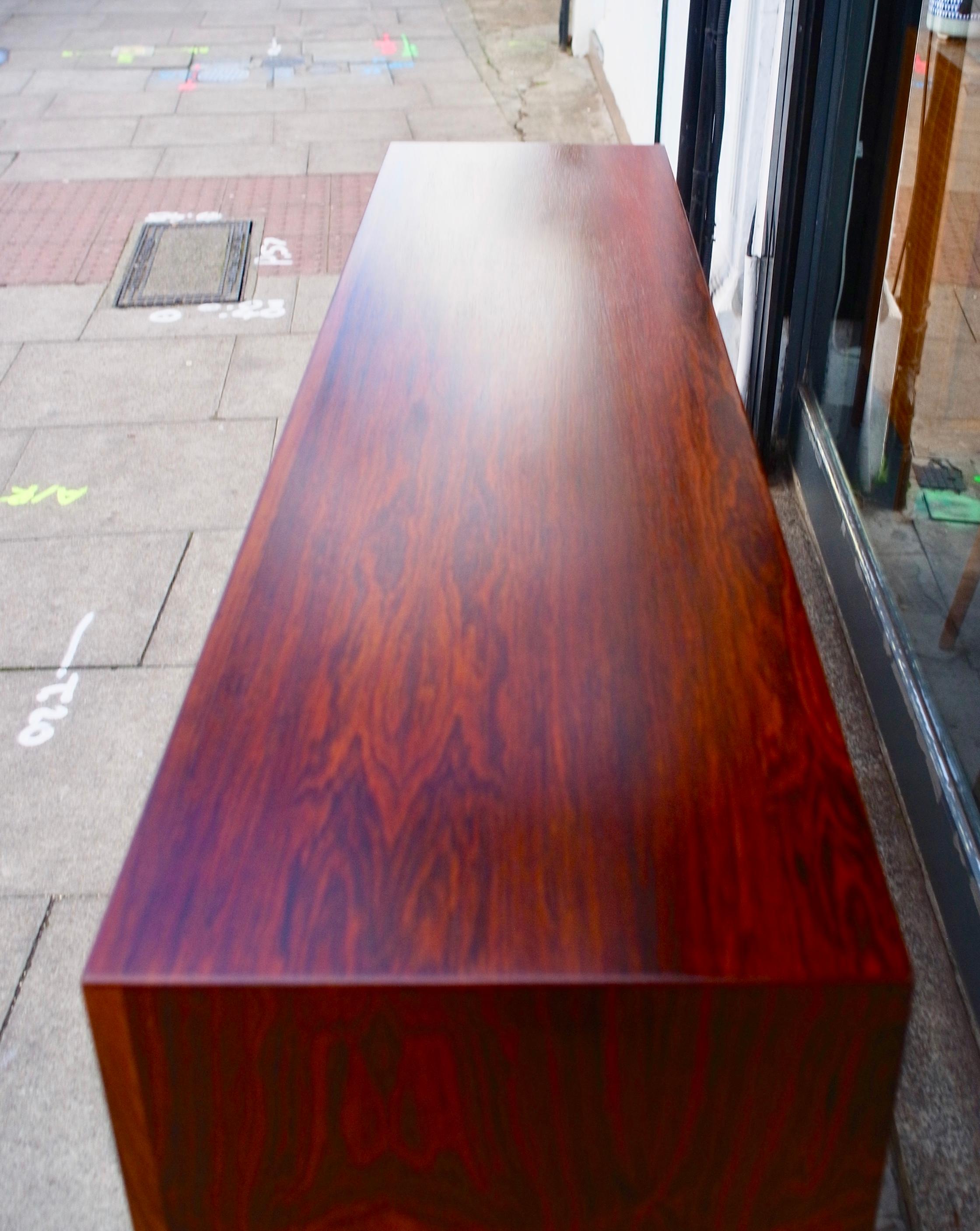 1960s Tambour Fronted Rosewood Sideboard by Arne Vodder for Sibast For Sale 5
