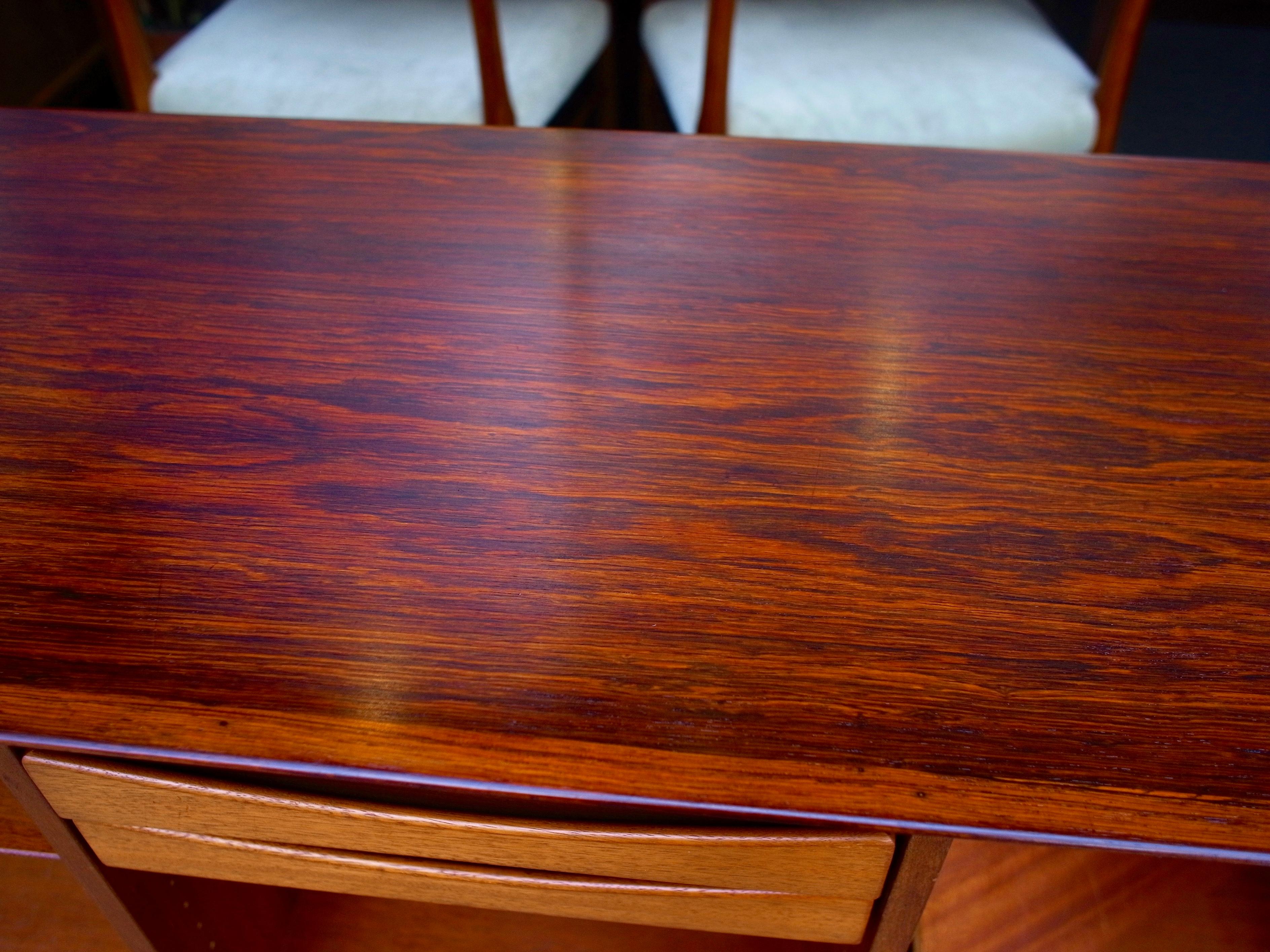 20th Century 1960s Tambour Fronted Rosewood Sideboard by Arne Vodder for Sibast For Sale