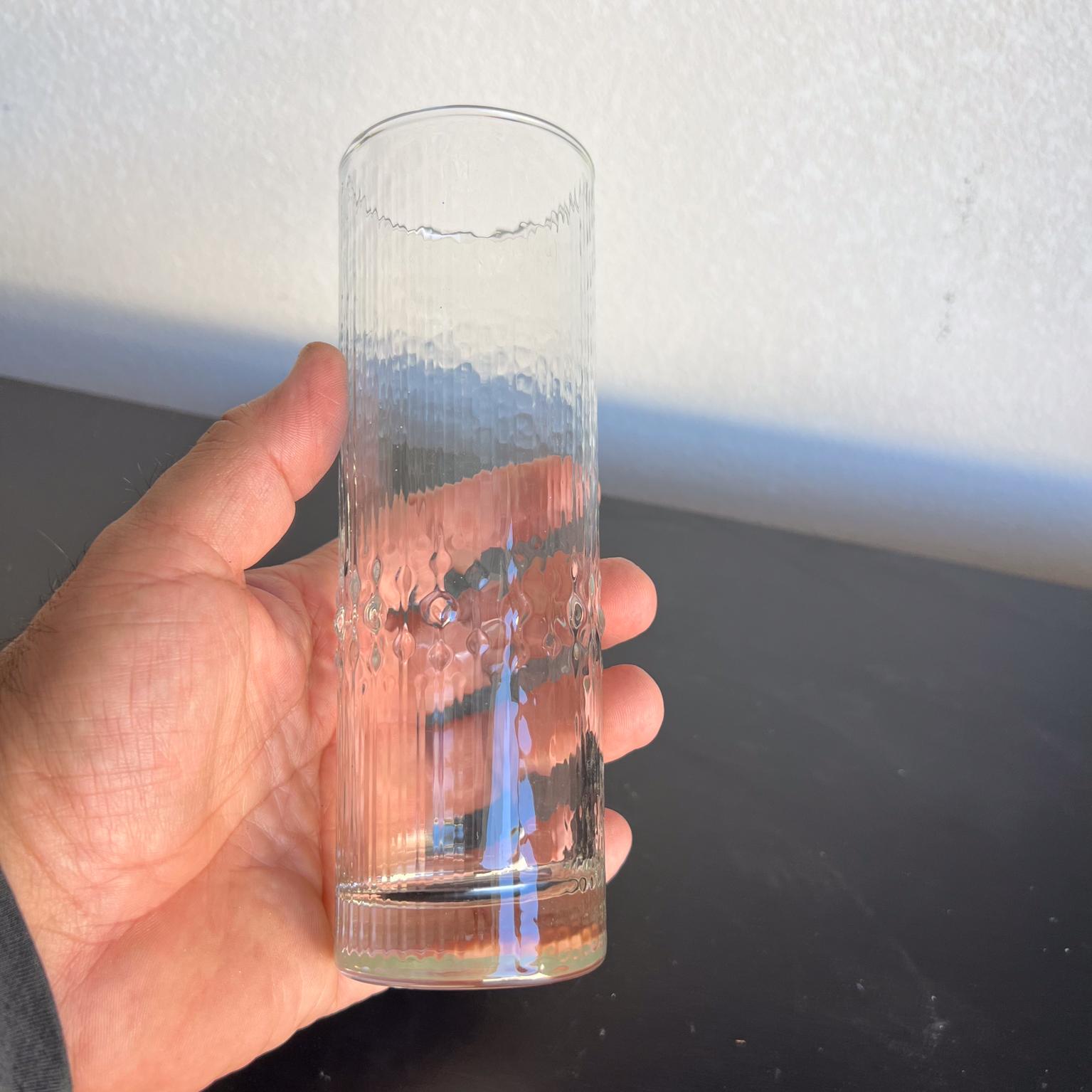 1960 Tapio Wirkkala Juego de 4 vasos Iittala Highball Finlandia en venta 5