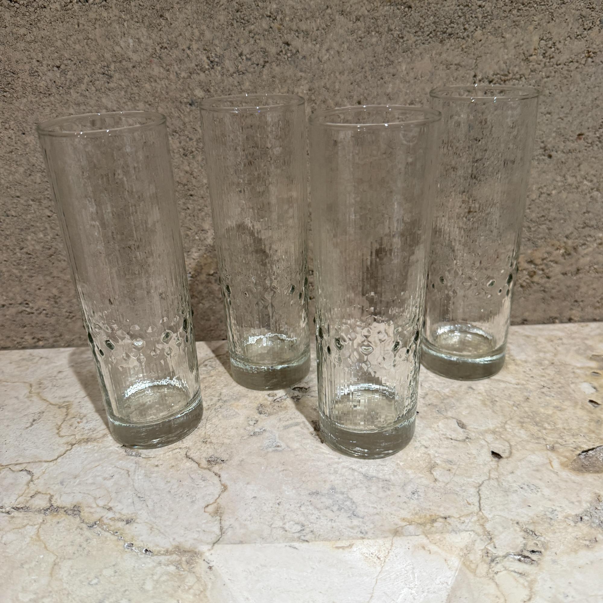 1960er Tapio Wirkkala Satz von 4 Iittala Highball Bechergläsern Finnland im Angebot 6
