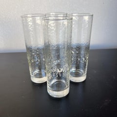 1960s Tapio Wirkkala Set of 4 Iittala Highball Tumbler Glasses Finland