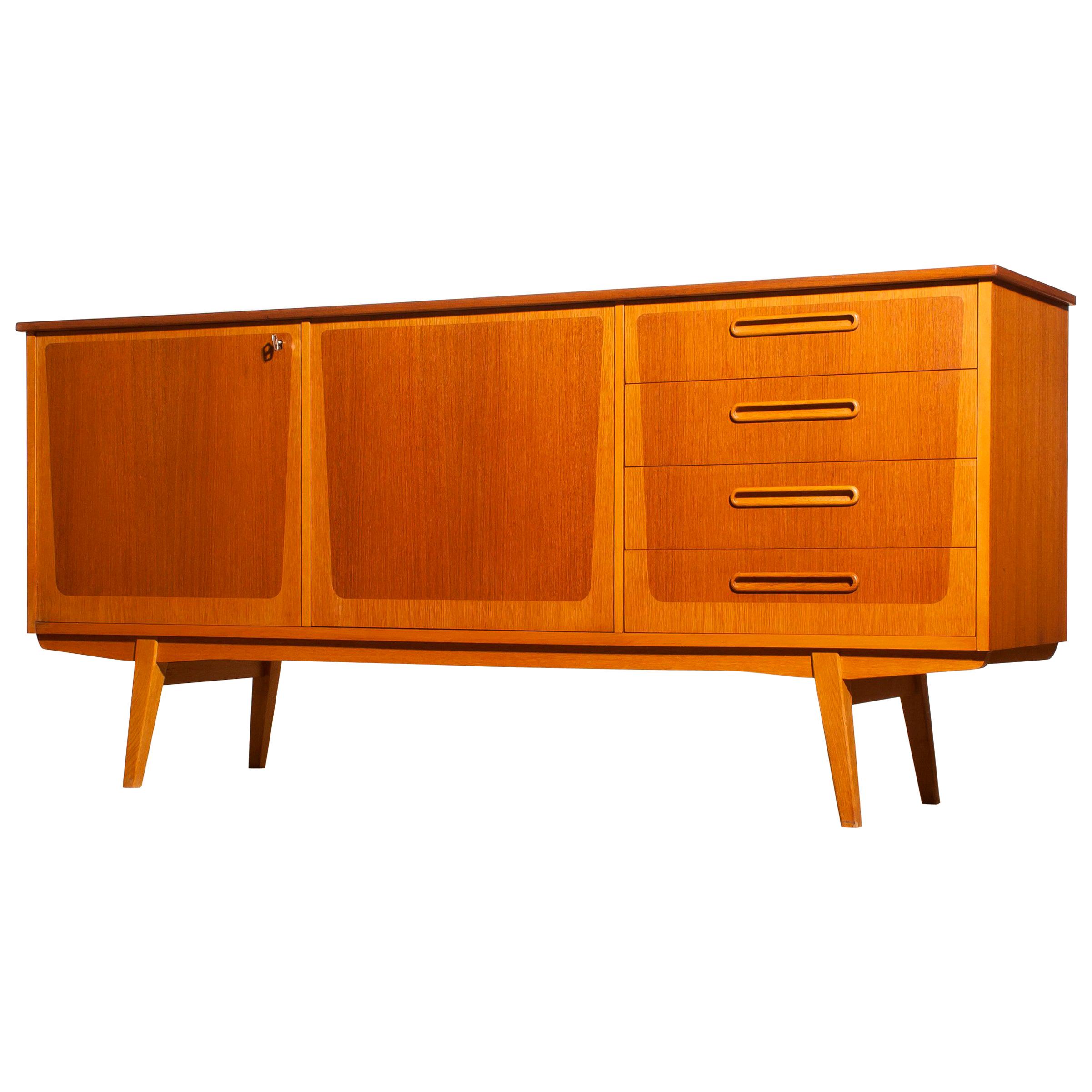 Swedish 1960s, Teak and Oak Sideboard