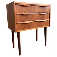 Used 1960's Teak Bedside Drawers / Cabinet