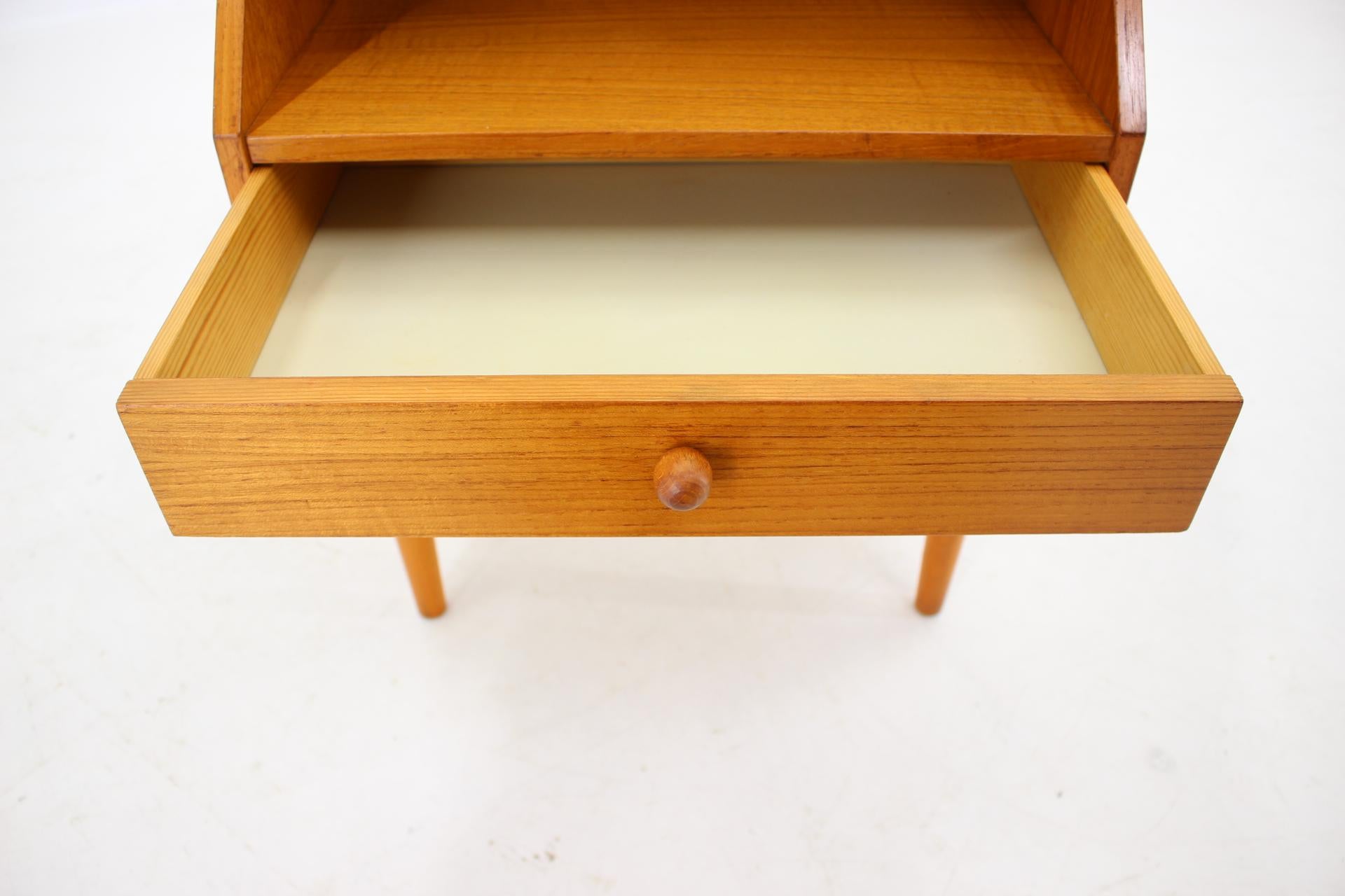 1960s Teak Bedside Table, Denmark 2