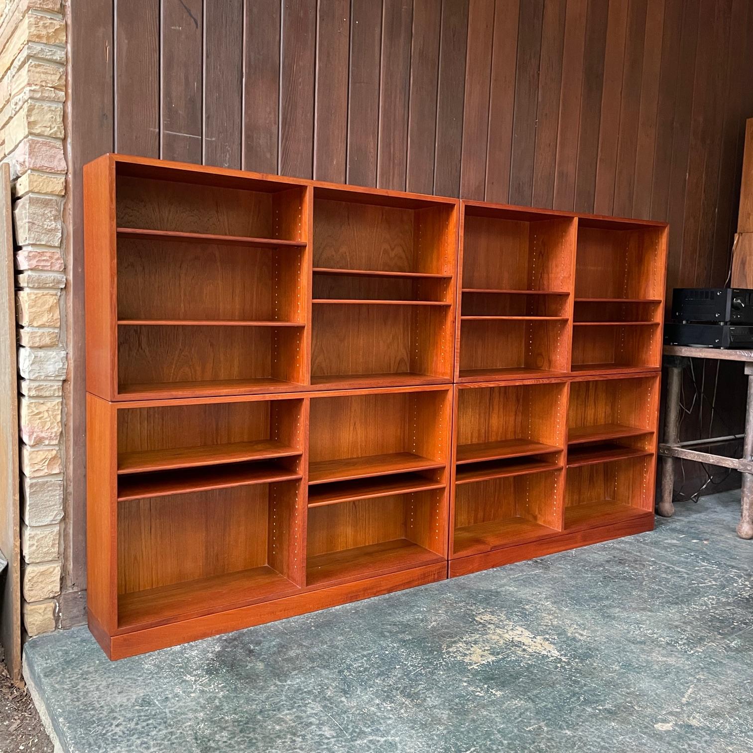 Danese 1960 Sistema di librerie in teak Børge Mogensen FDB Mobler danese Mid Century Mobler in vendita