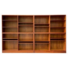 1960er Jahre Teakholz Bücherregal System Børge Mogensen FDB Mobler Dänisch Mid-Century Modern