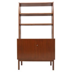 1960s Teak Bookcase Cabinet, Denmark