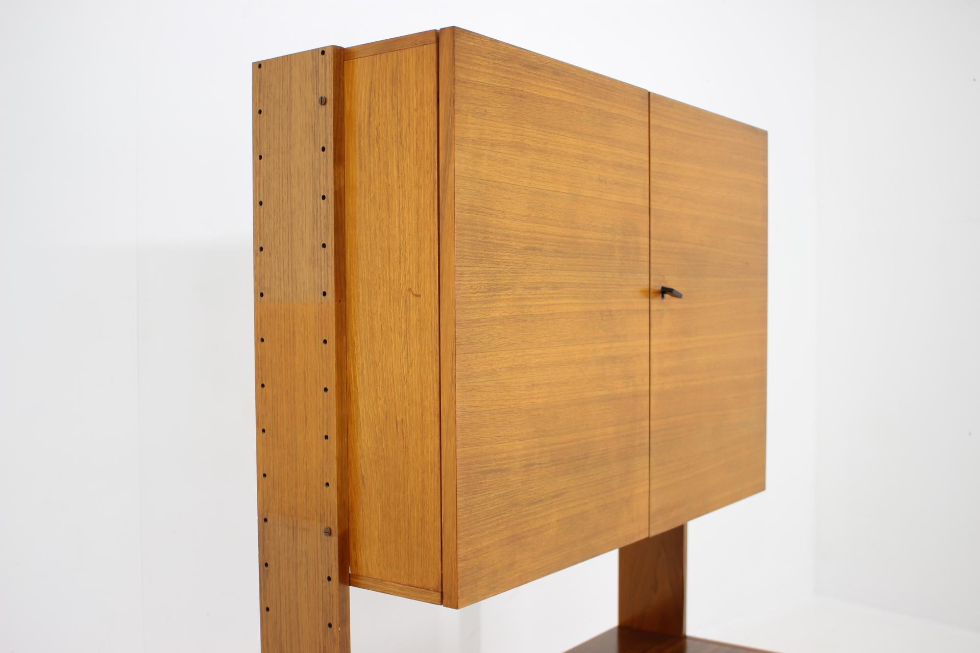 1960s Teak Cabinet / Highboard by SEM, Switzerland In Good Condition For Sale In Praha, CZ