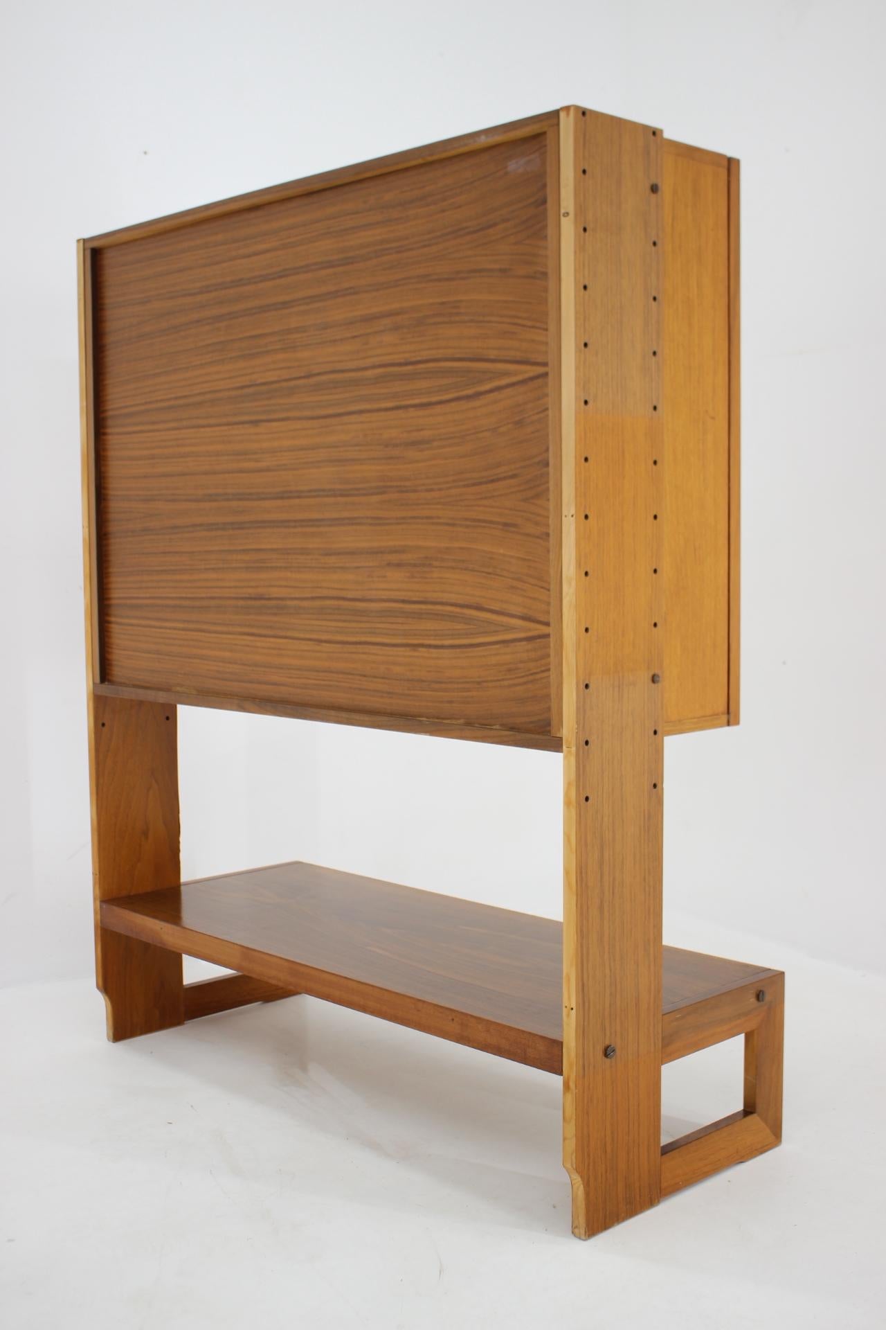 1960s Teak Cabinet / Highboard by SEM, Switzerland For Sale 1