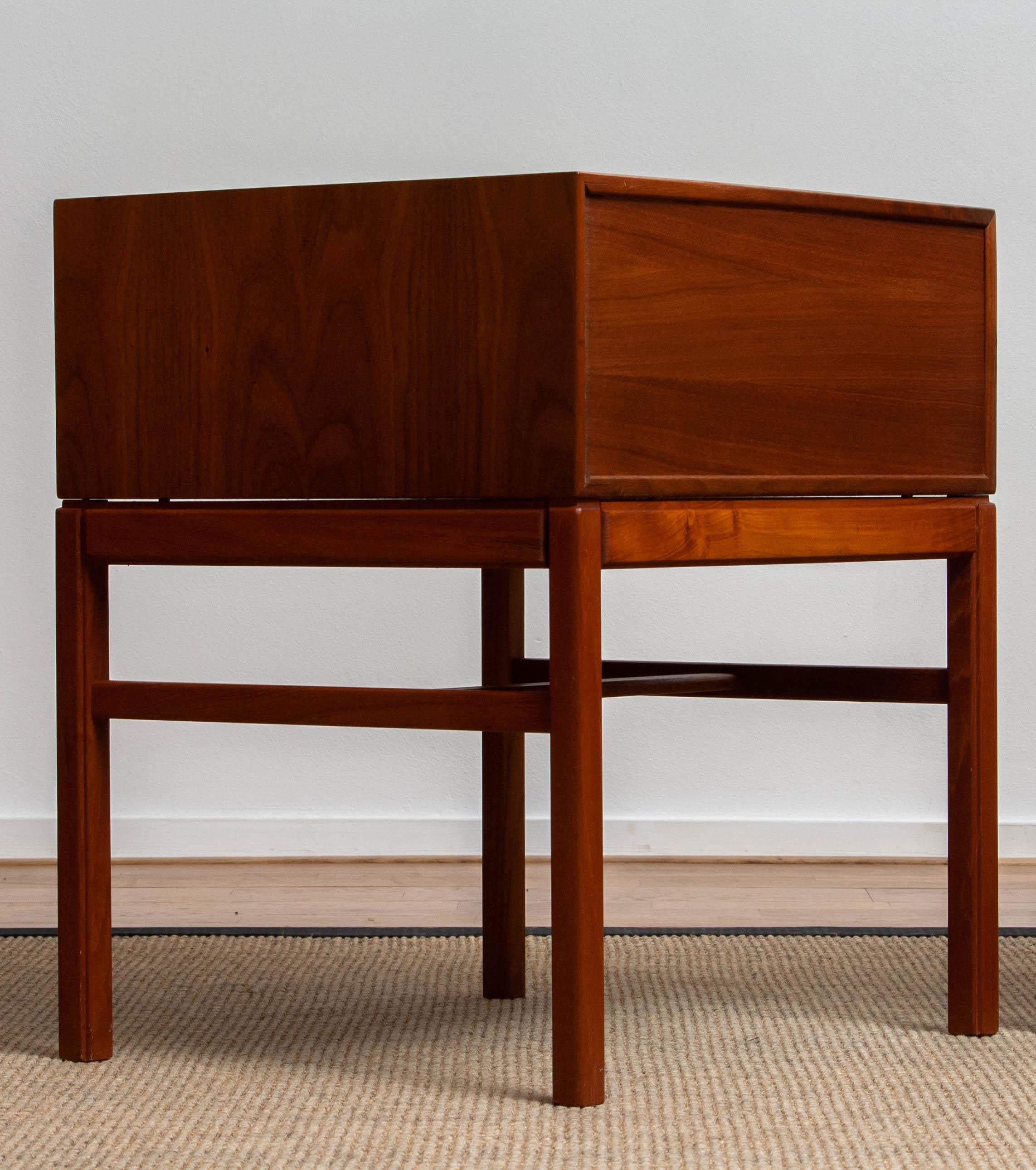 1960s Teak Casino Nightstands, Side Tables by Engström & Myrstrand, Tingströms 4