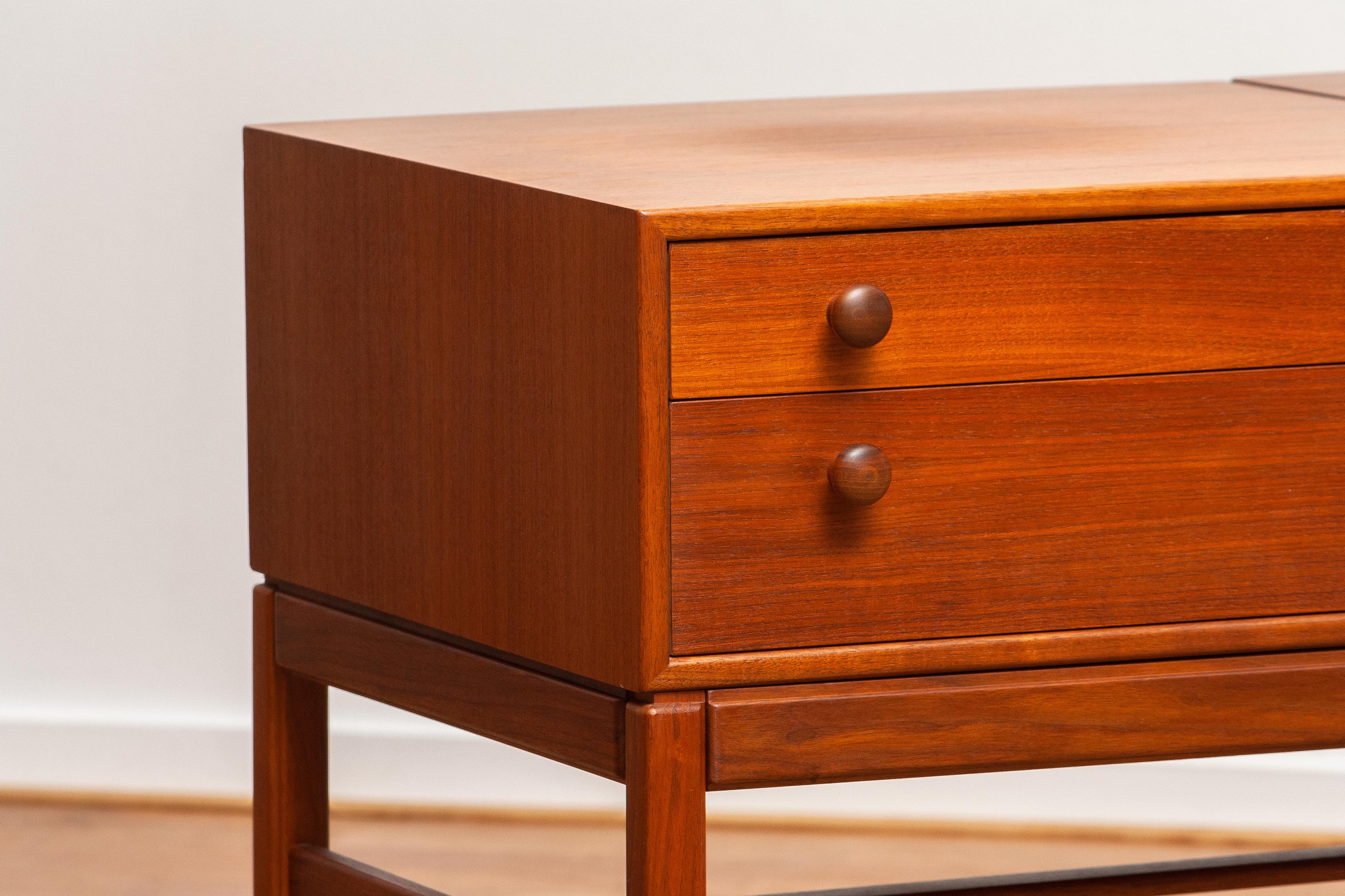 1960s, Teak 'Casino' Side Table Sideboard by Engström & Myrstrand, Tingström 5