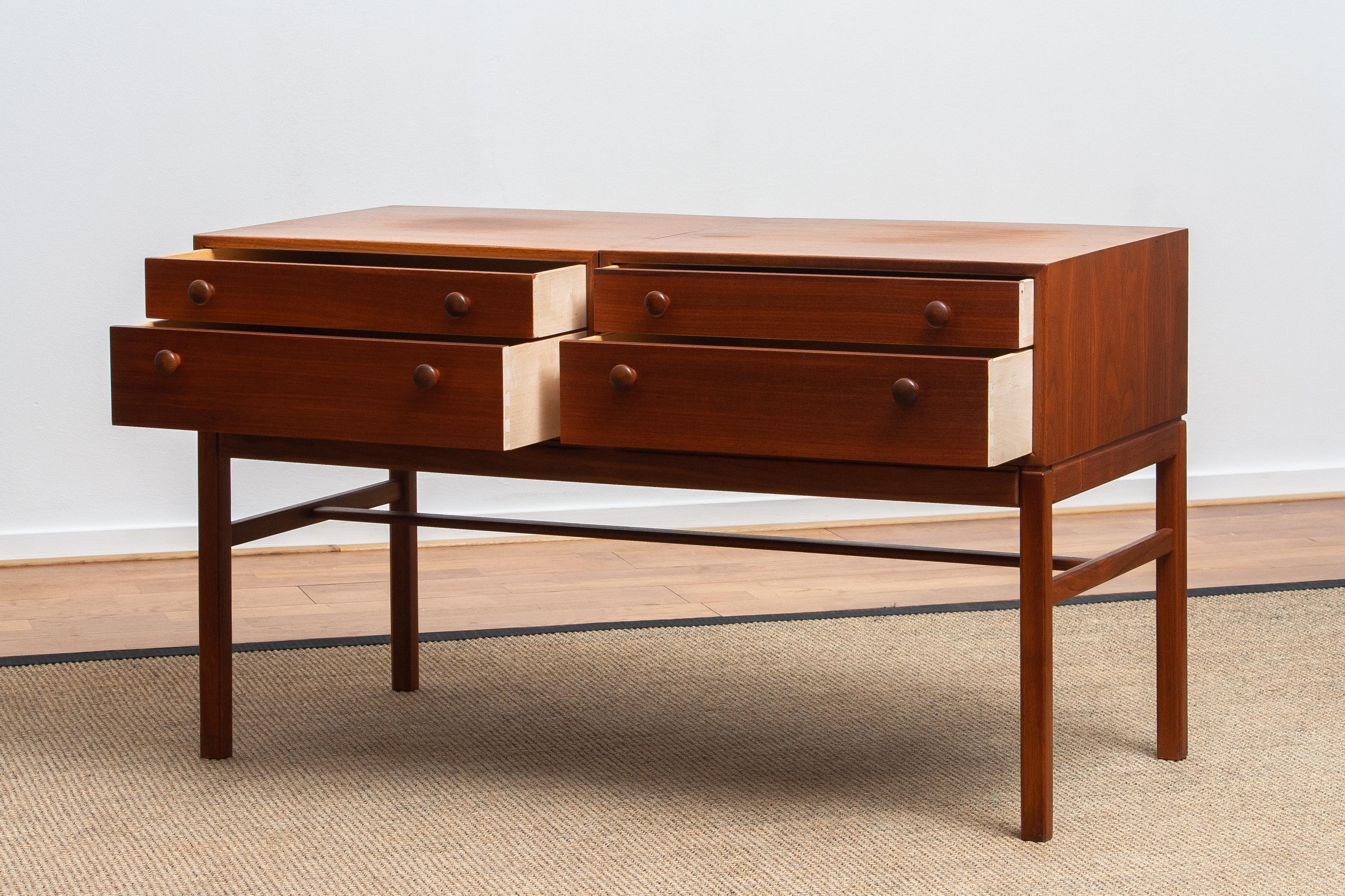 1960s, Teak 'Casino' Side Table Sideboard by Engström & Myrstrand, Tingström 1