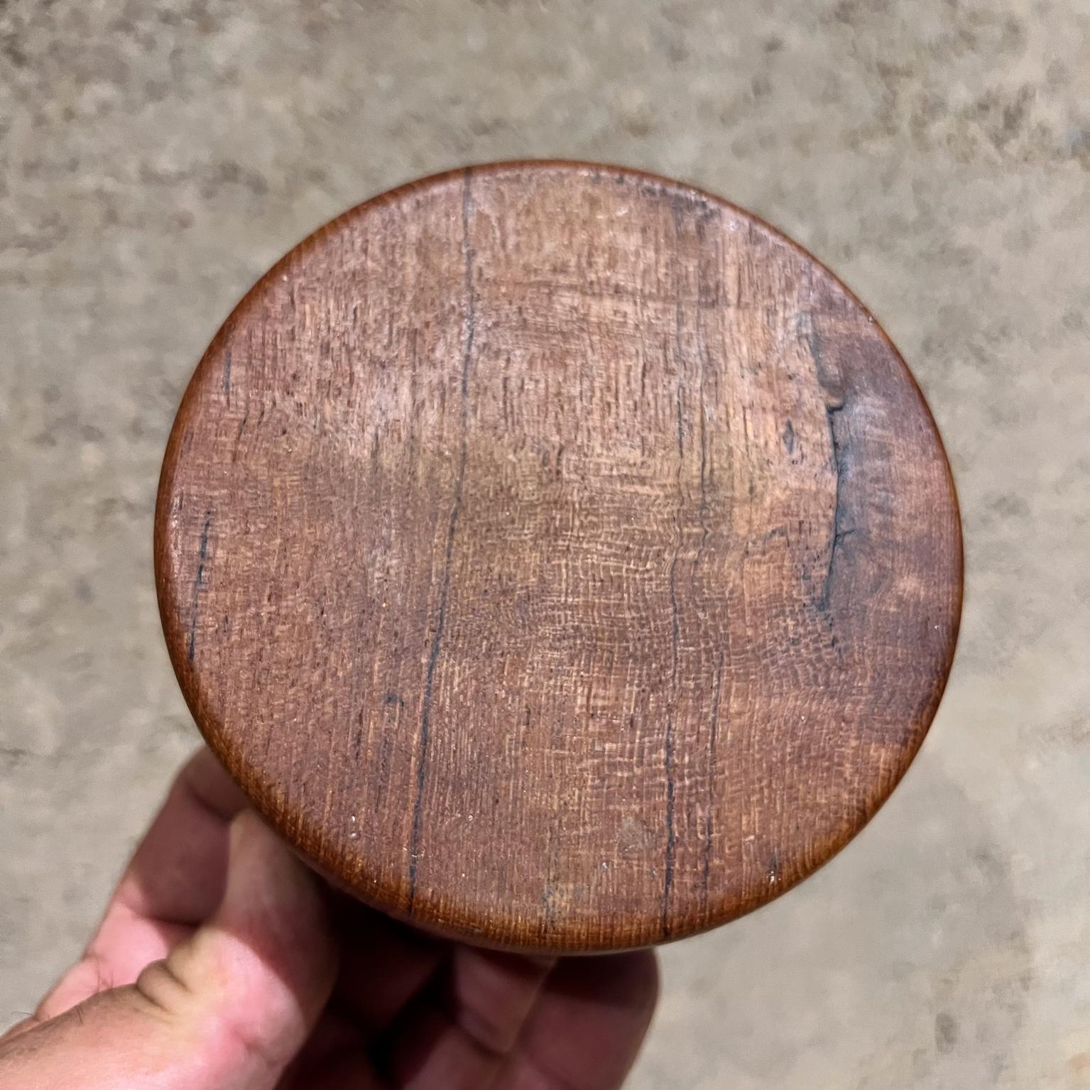 Wood 1960s Teak Coaster Set of Five Barware Denmark