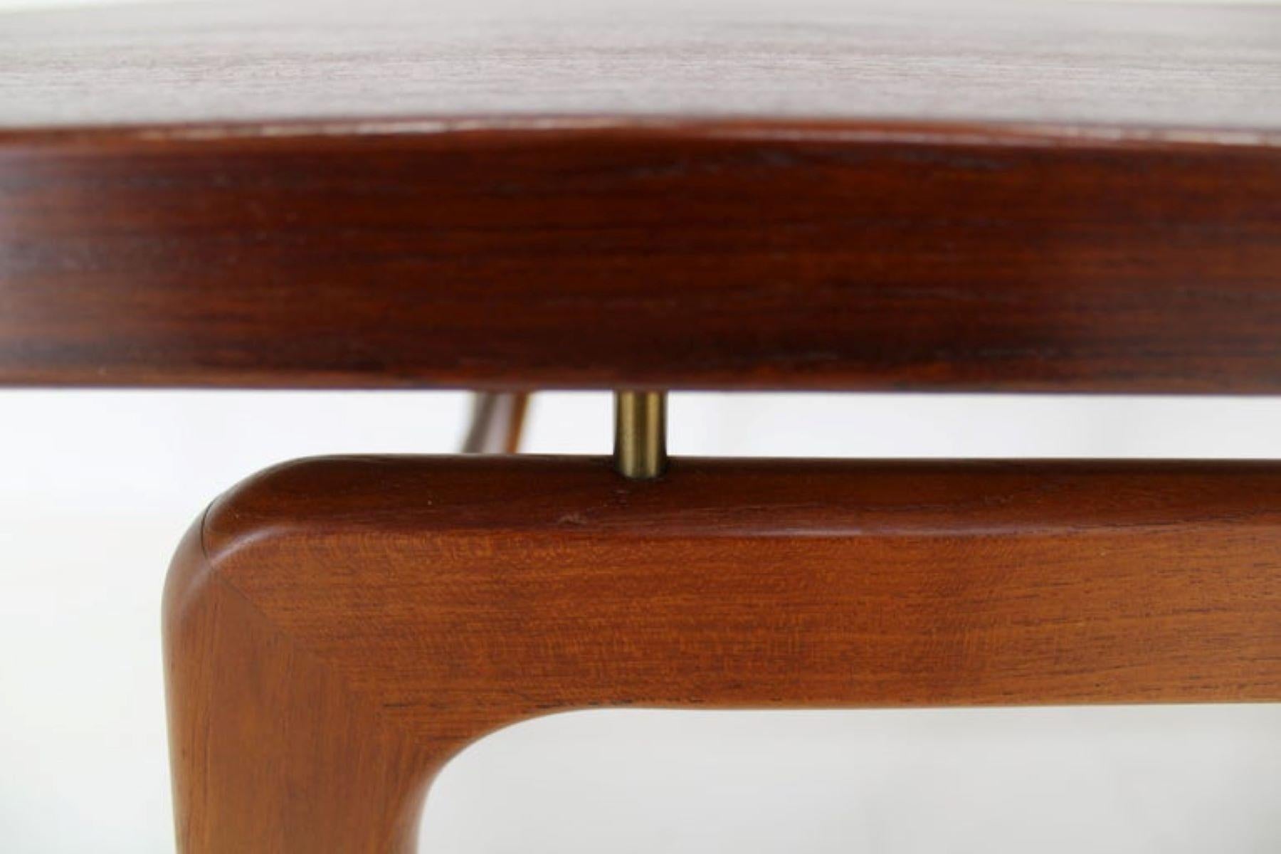 Danish 1960s Teak Coffee Table by Clausen and Son for Silkeborg, Denmark