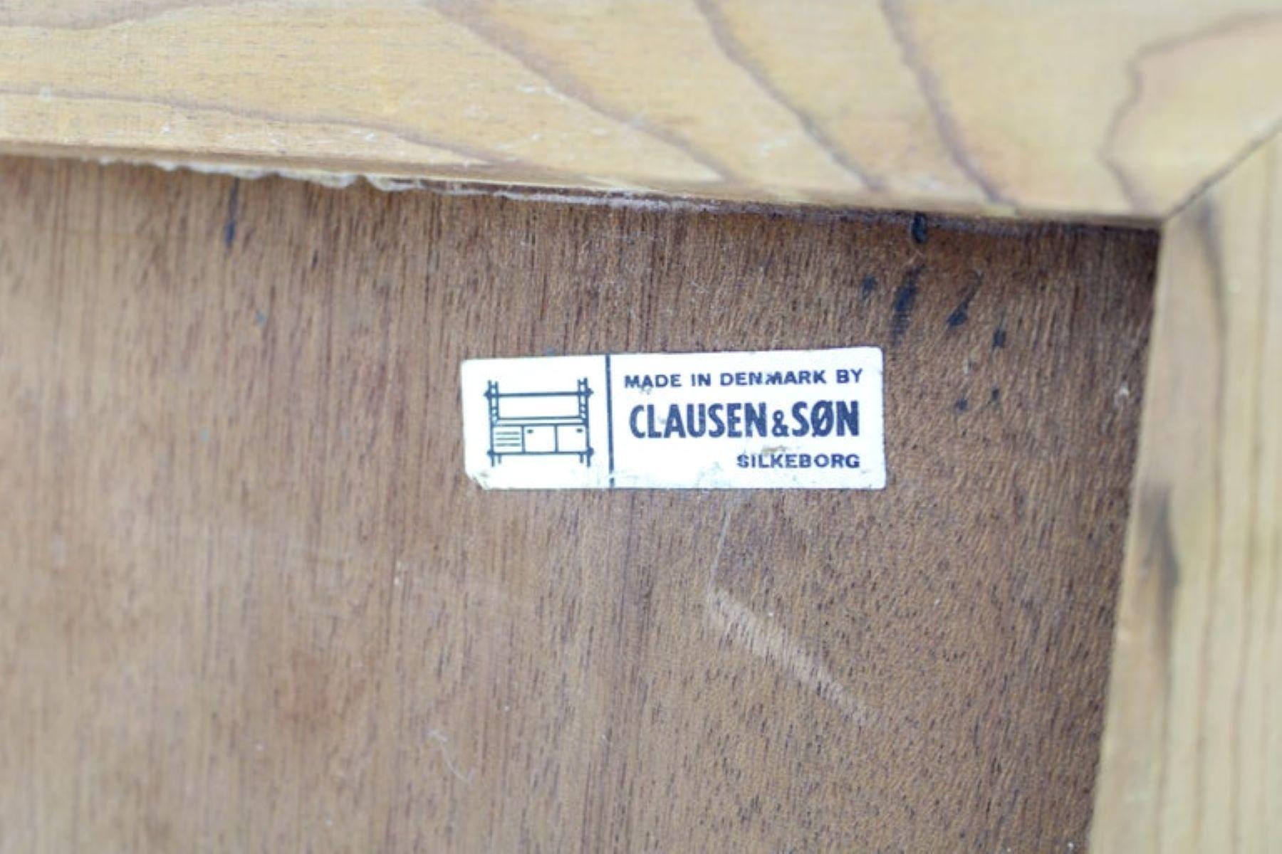 Mid-20th Century 1960s Teak Coffee Table by Clausen and Son for Silkeborg, Denmark