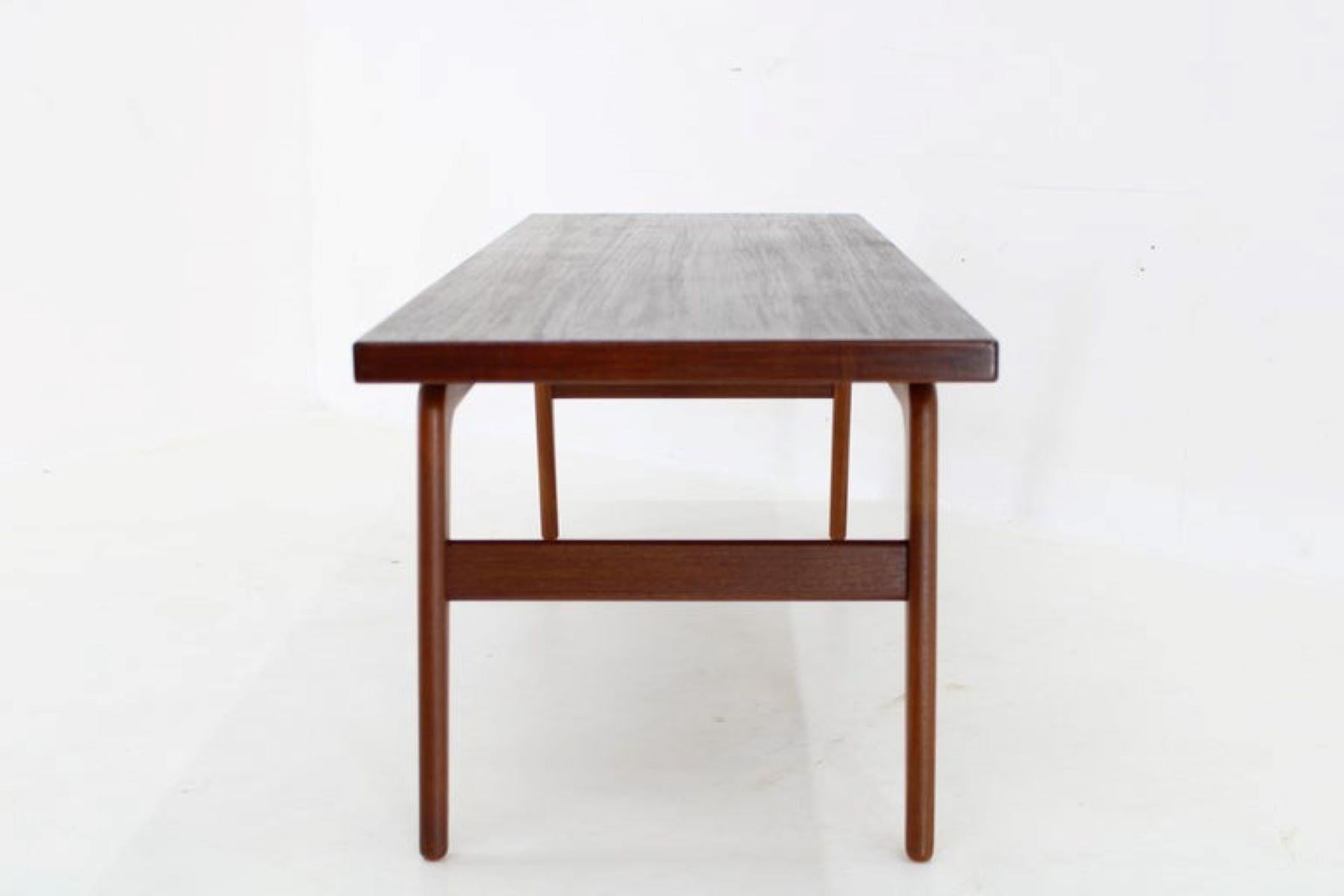 1960s Teak Coffee Table by Clausen and Son for Silkeborg, Denmark 1