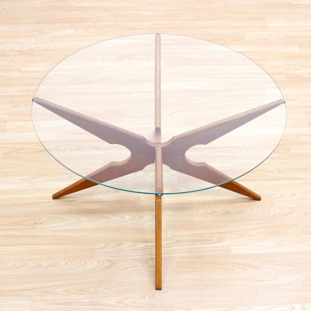 Table basse en teck des années 1960 par Vladimir Kagan pour AM Mobler en vente 4