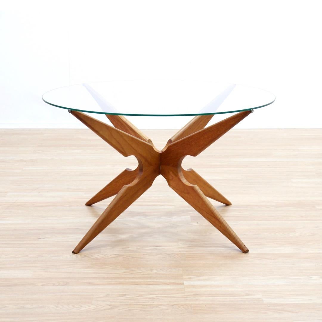 Mid-Century Modern Table basse en teck des années 1960 par Vladimir Kagan pour AM Mobler en vente