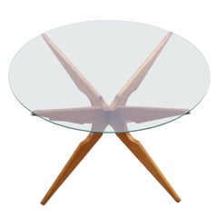 Table basse en teck des années 1960 par Vladimir Kagan pour AM Mobler