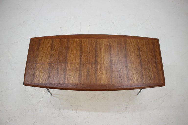 1960s Teak Coffee Table on Hairpin Legs at 1stdibs