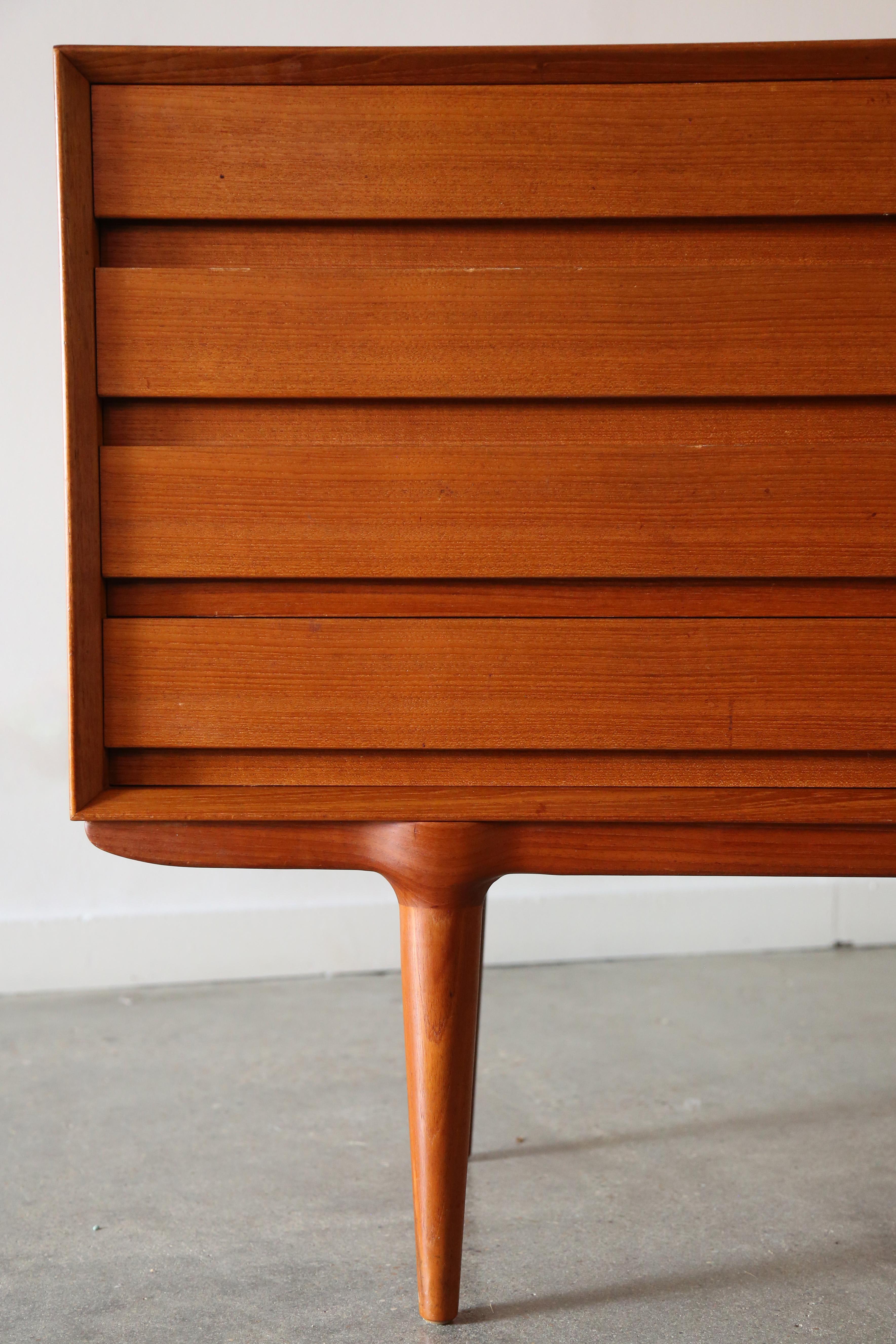 1960s Teak Credenza Designed by Gunni Omann Model 18 Danish Modern 3
