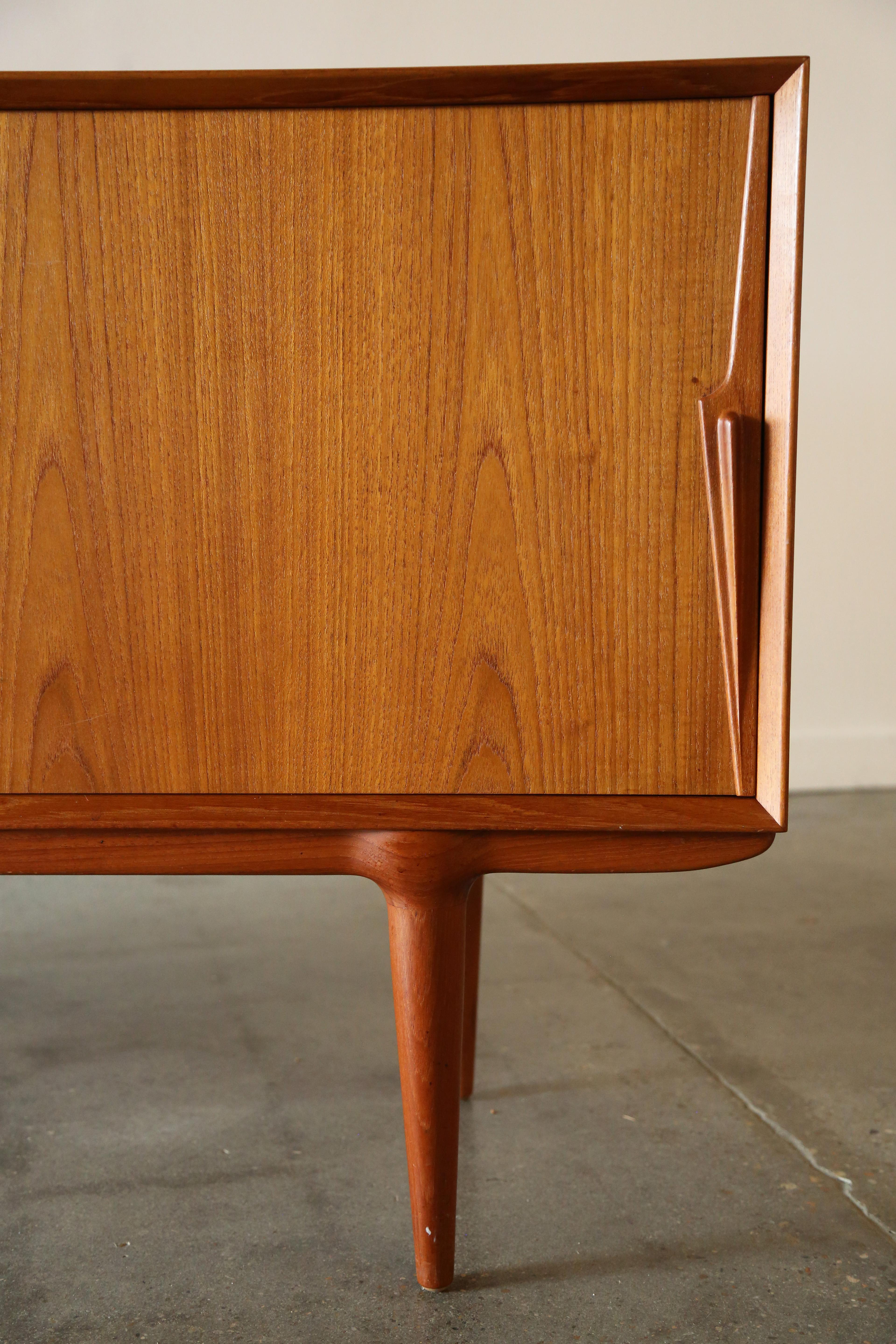1960s Teak Credenza Designed by Gunni Omann Model 18 Danish Modern 4