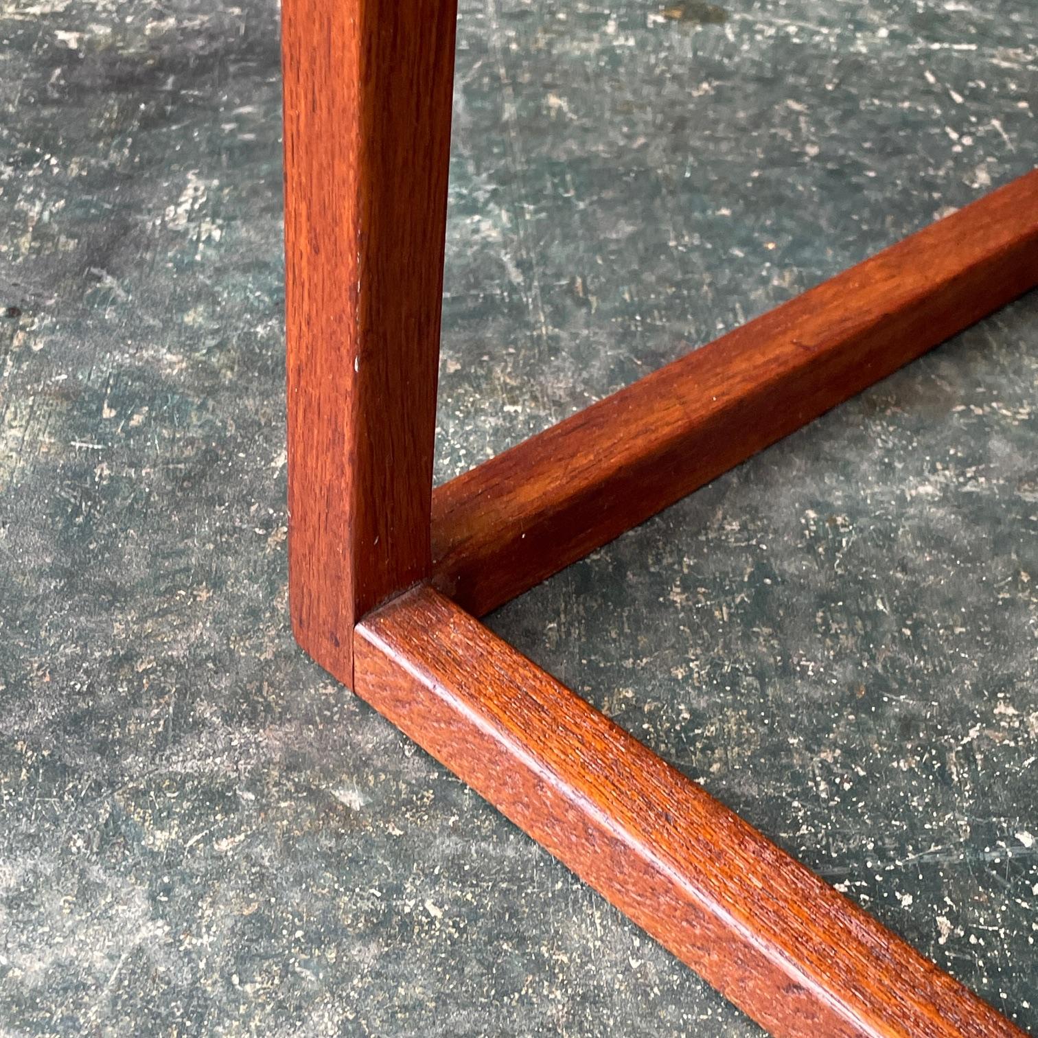 1960s Teck Danish Cube Planter Stand Dish Kjersgaard Vintage Mid-Century en vente 3