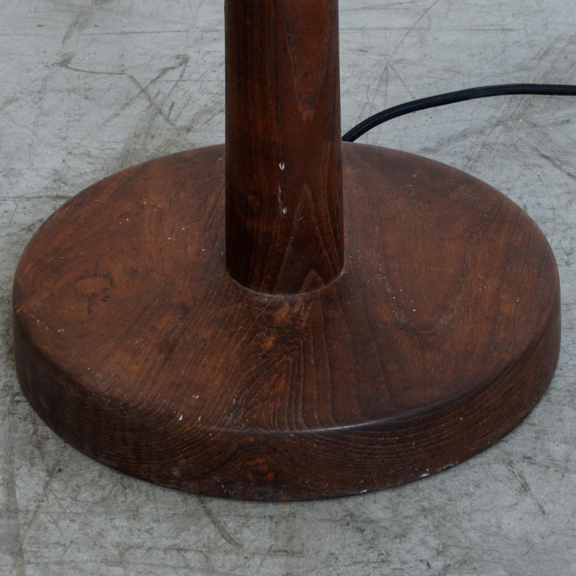 vintage teak floor lamp