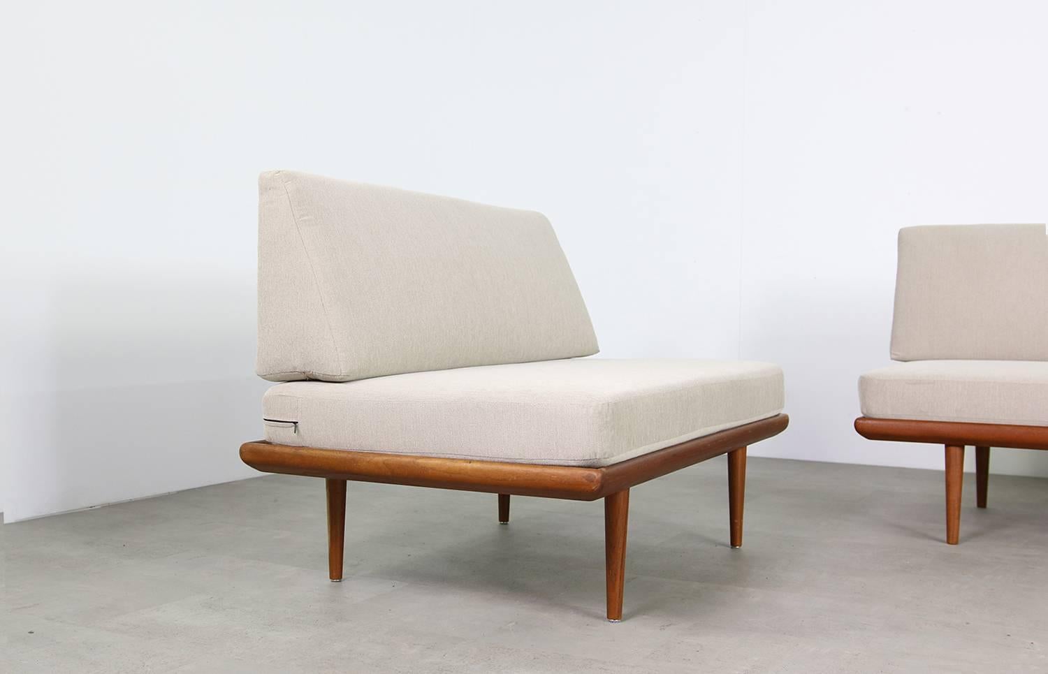1960s Teak Daybed Sofa Set Peter Hvidt Minerva Danish Modern Design 2