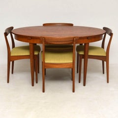 1960's Teak Dining Table and 6 Chairs by Greaves & Thomas
