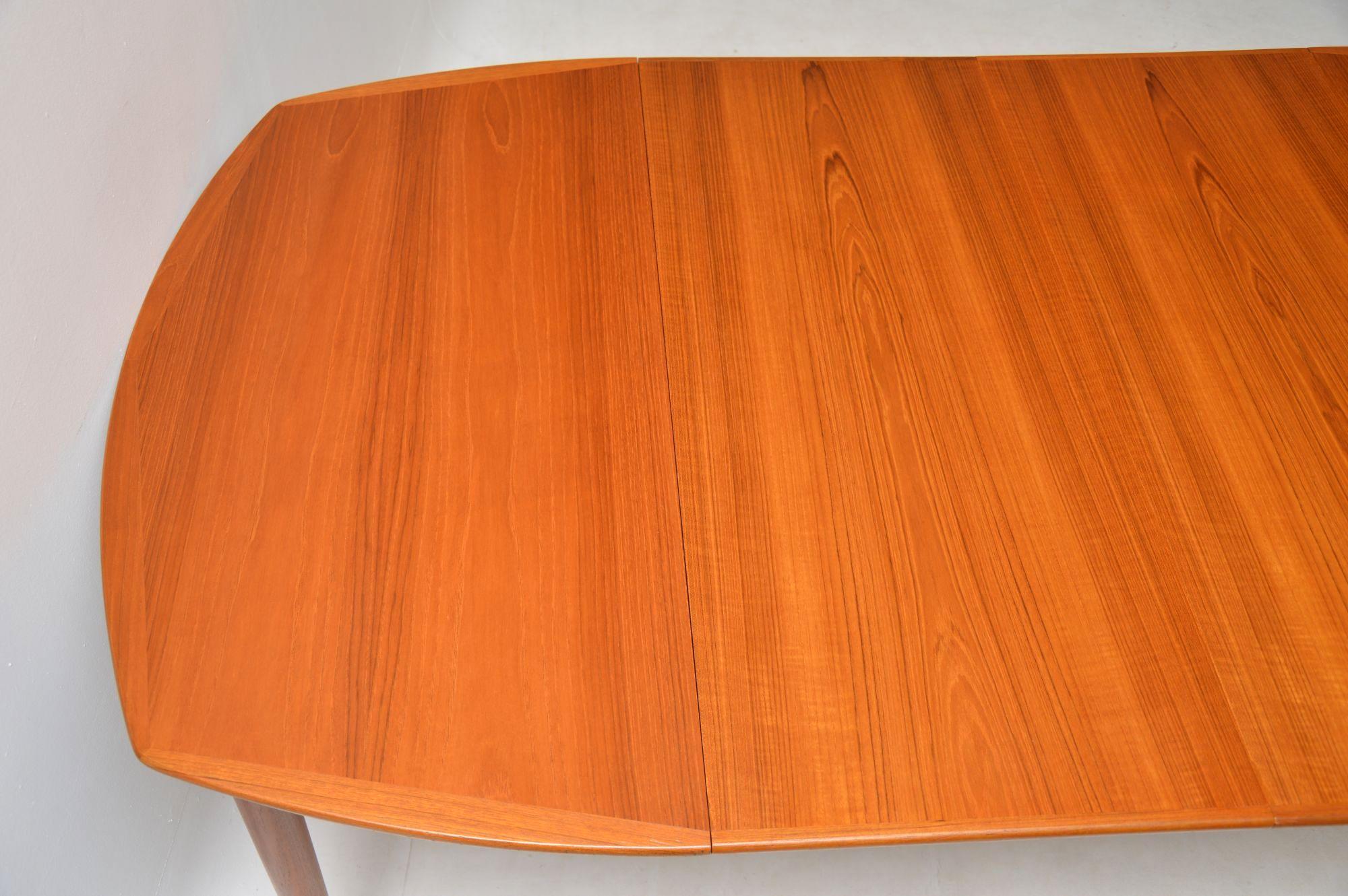 1960s Teak Dining Table by Gustav Bahus for Rastad & Relling 1