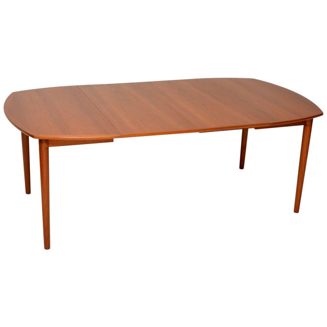 1960s Teak Dining Table by Gustav Bahus for Rastad & Relling