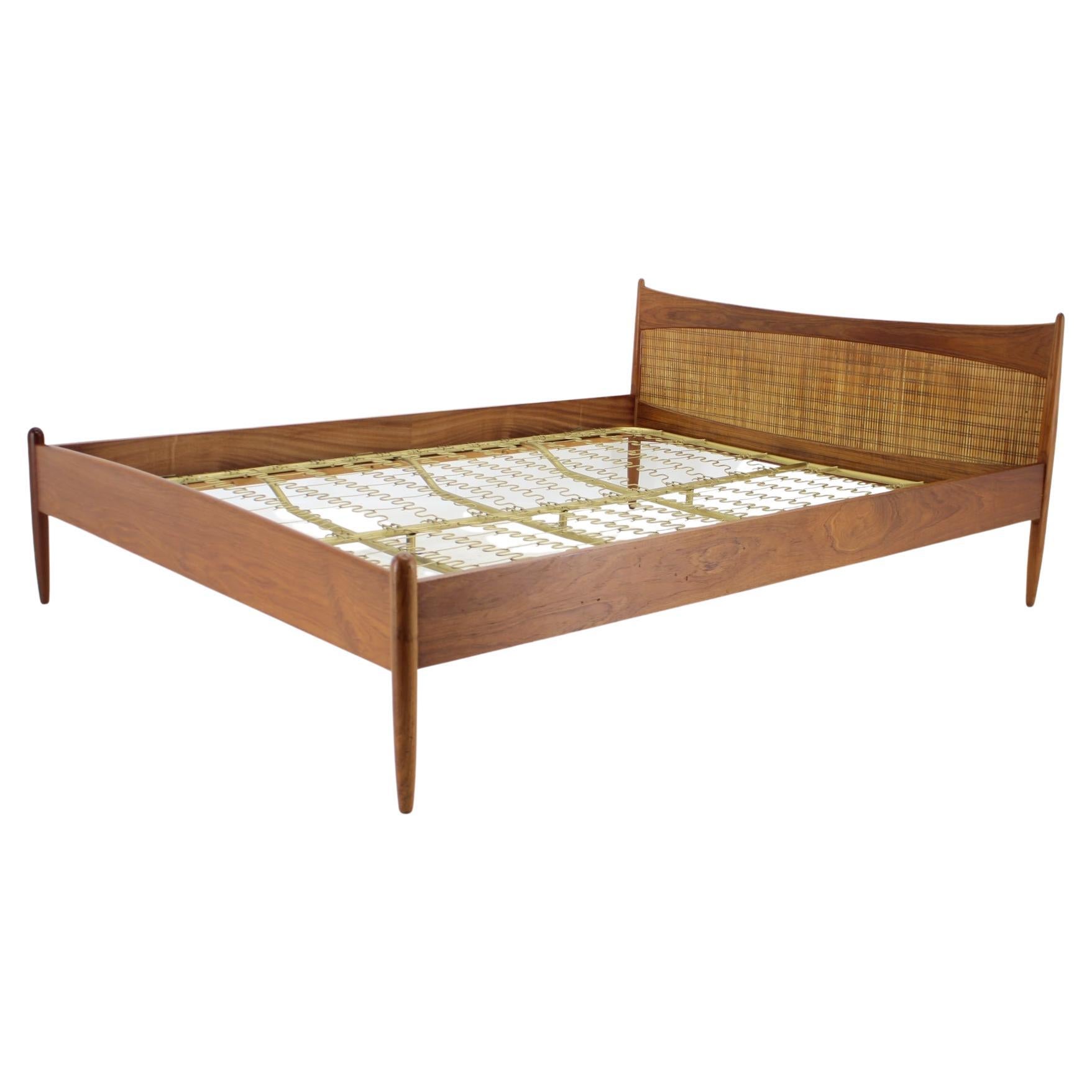 1960s Teak Double Bed, Denmark