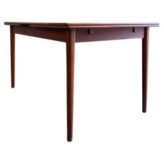 1960s Teak Draw-Leaf Dining Table by Nils Jonsson for Troeds