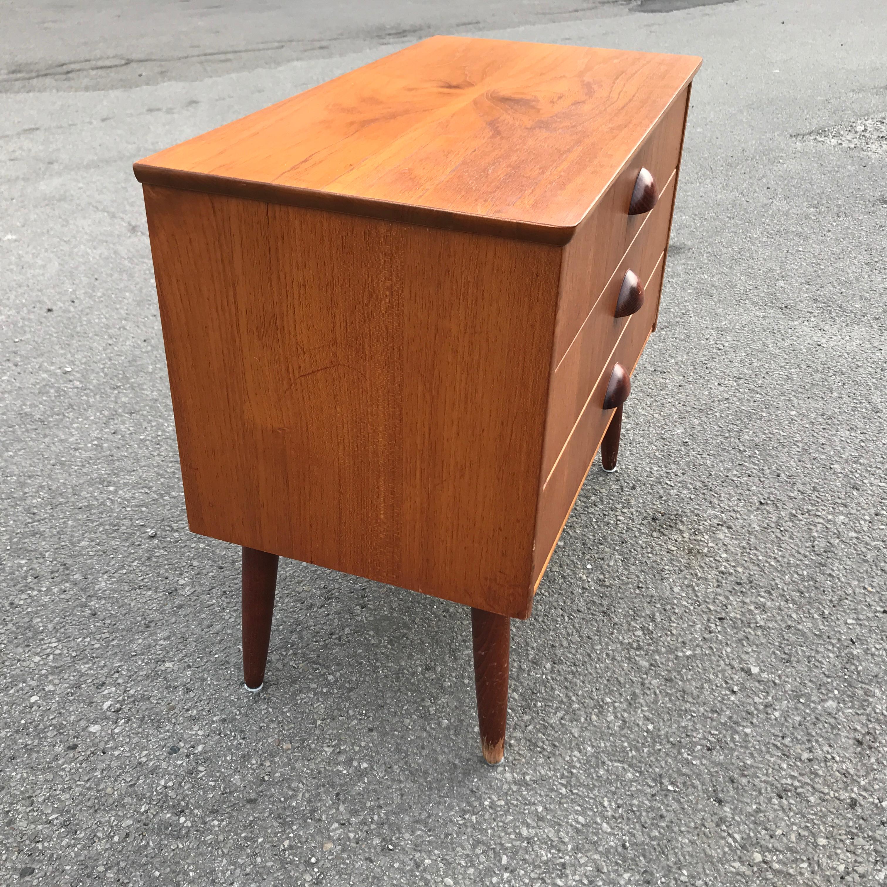 Danish teak dresser from the 1960s. Simple and functional.