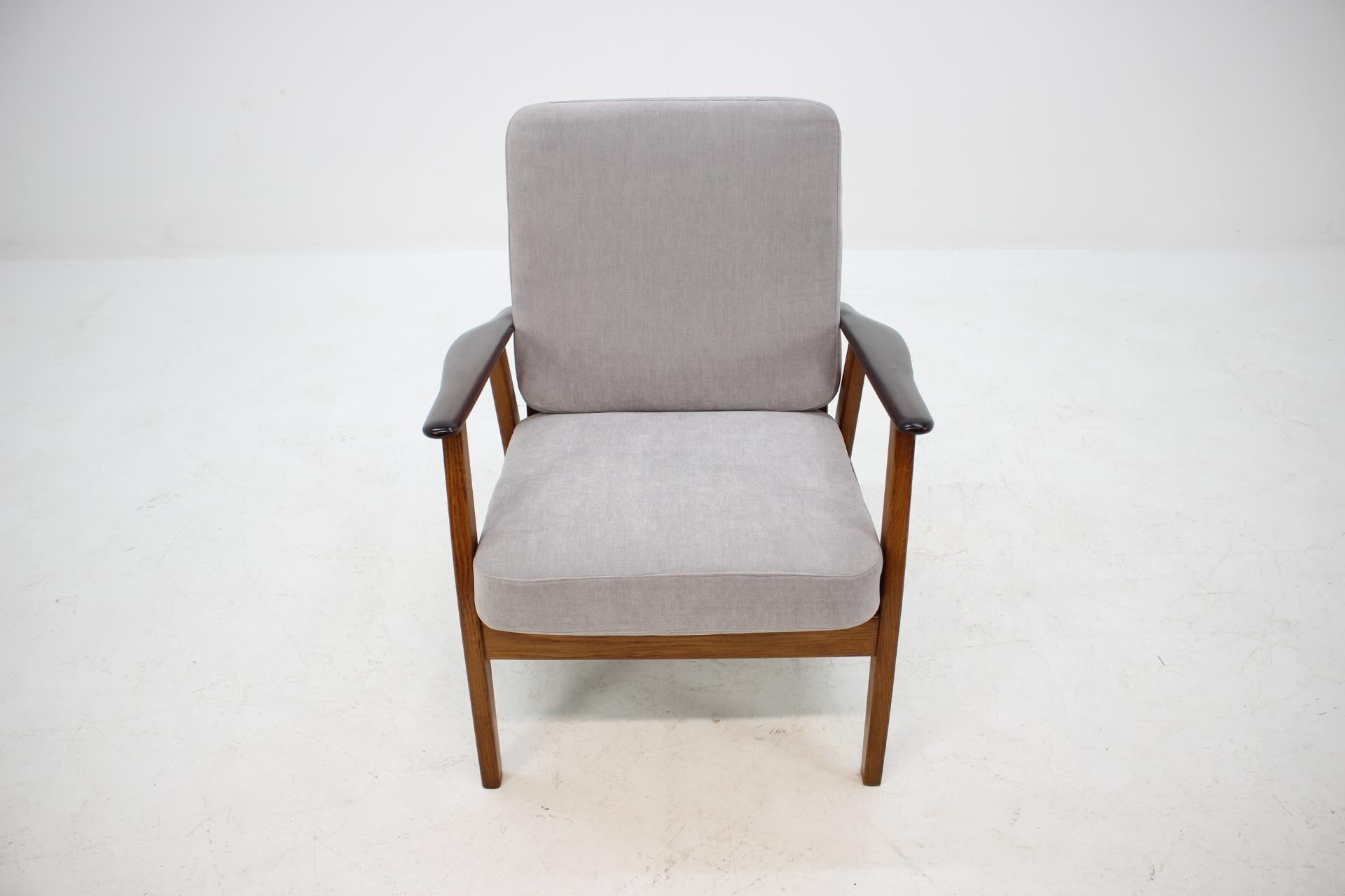 Mid-20th Century 1960s Teak Easy Chair, Denmark