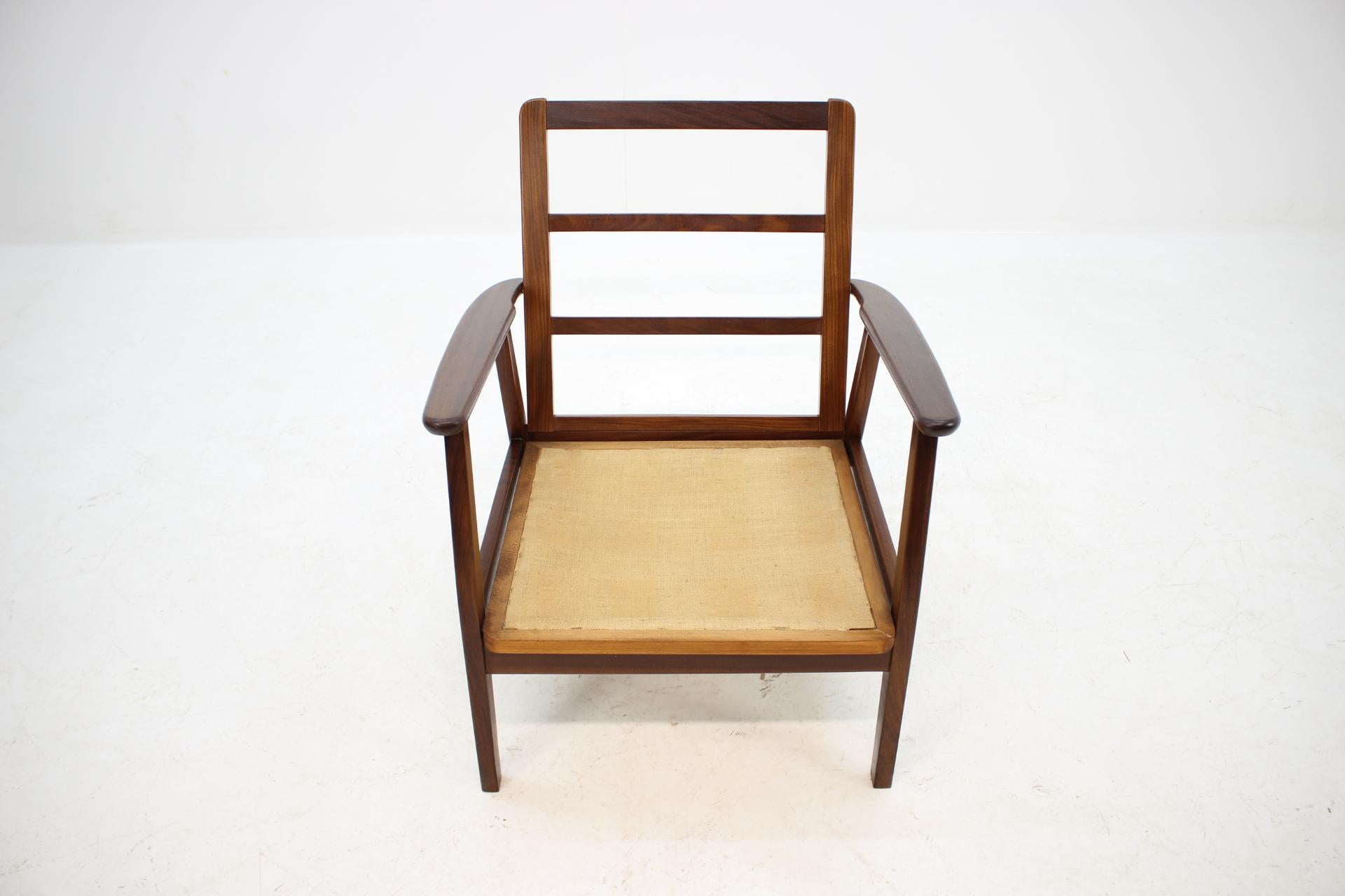 Beech 1960s Teak Easy Chair, Denmark