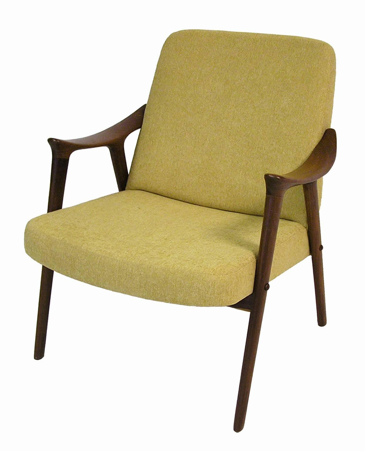 Scandinavian Modern 1960s Teak Easy Chair by Ingmar Relling for Westnofa, Norway 