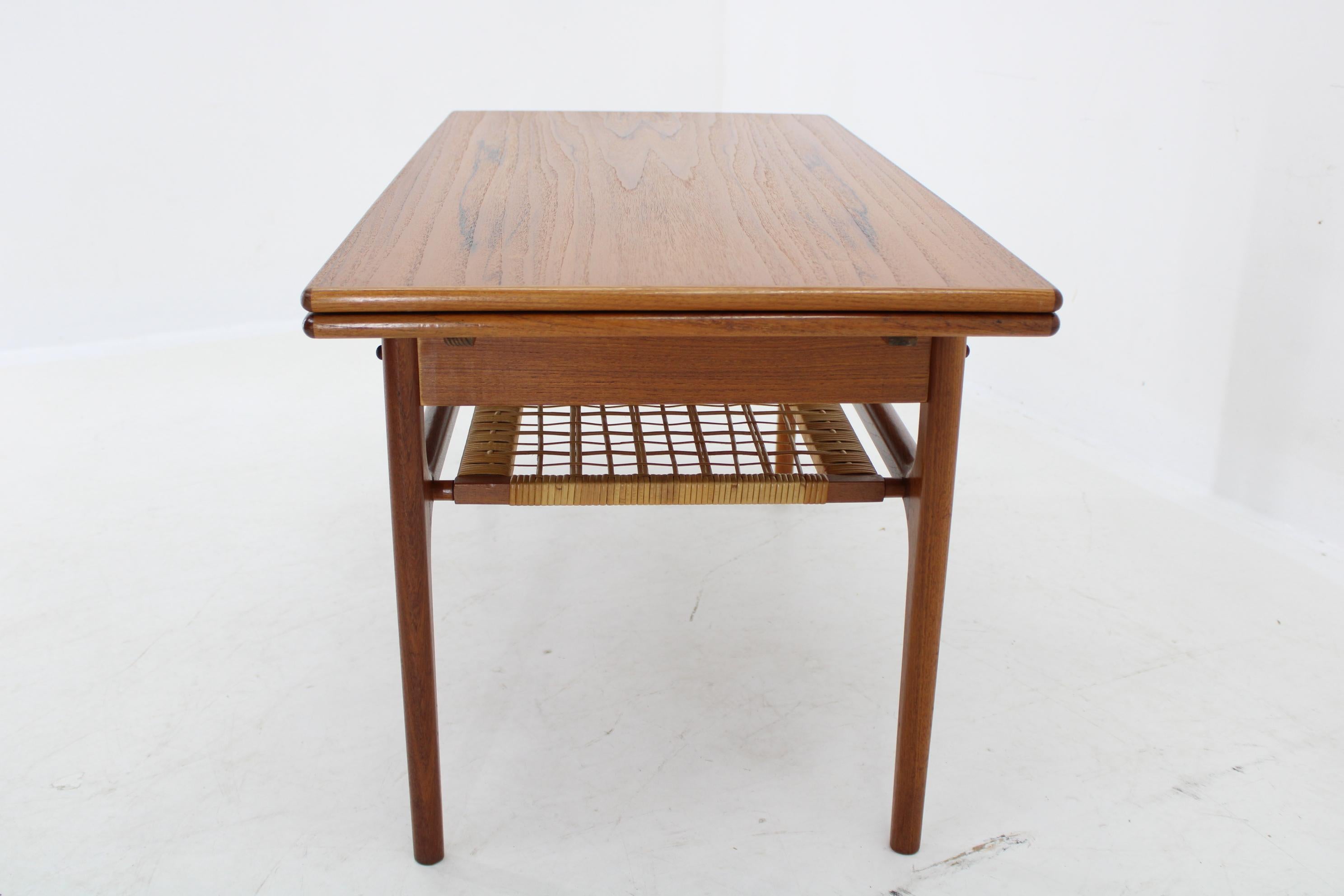 1960s Teak Extendable Coffee Table, Denmark  For Sale 9