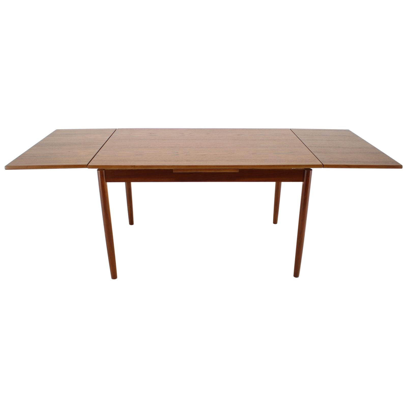 1960s Teak Extendable Dining Table, Denmark