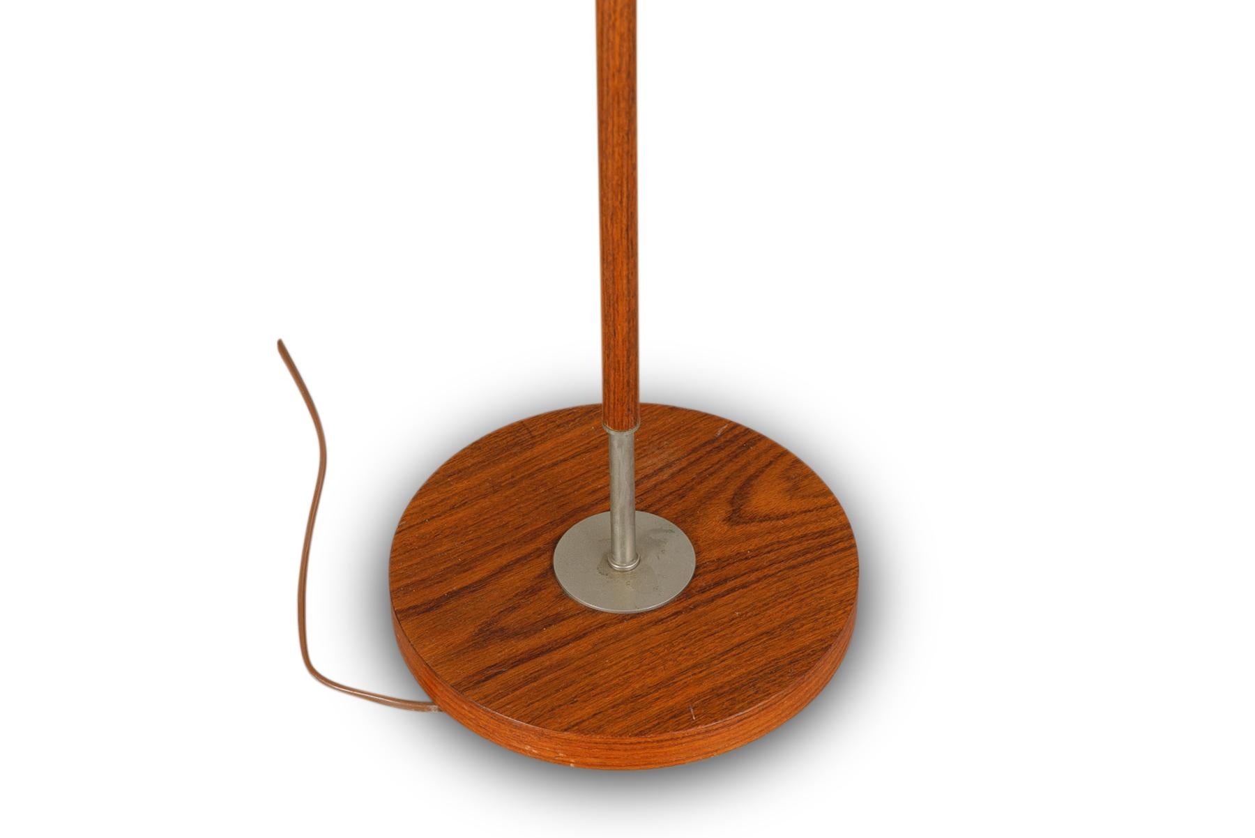 Mid-Century Modern 1960s Teak Floor Lamp by Temde
