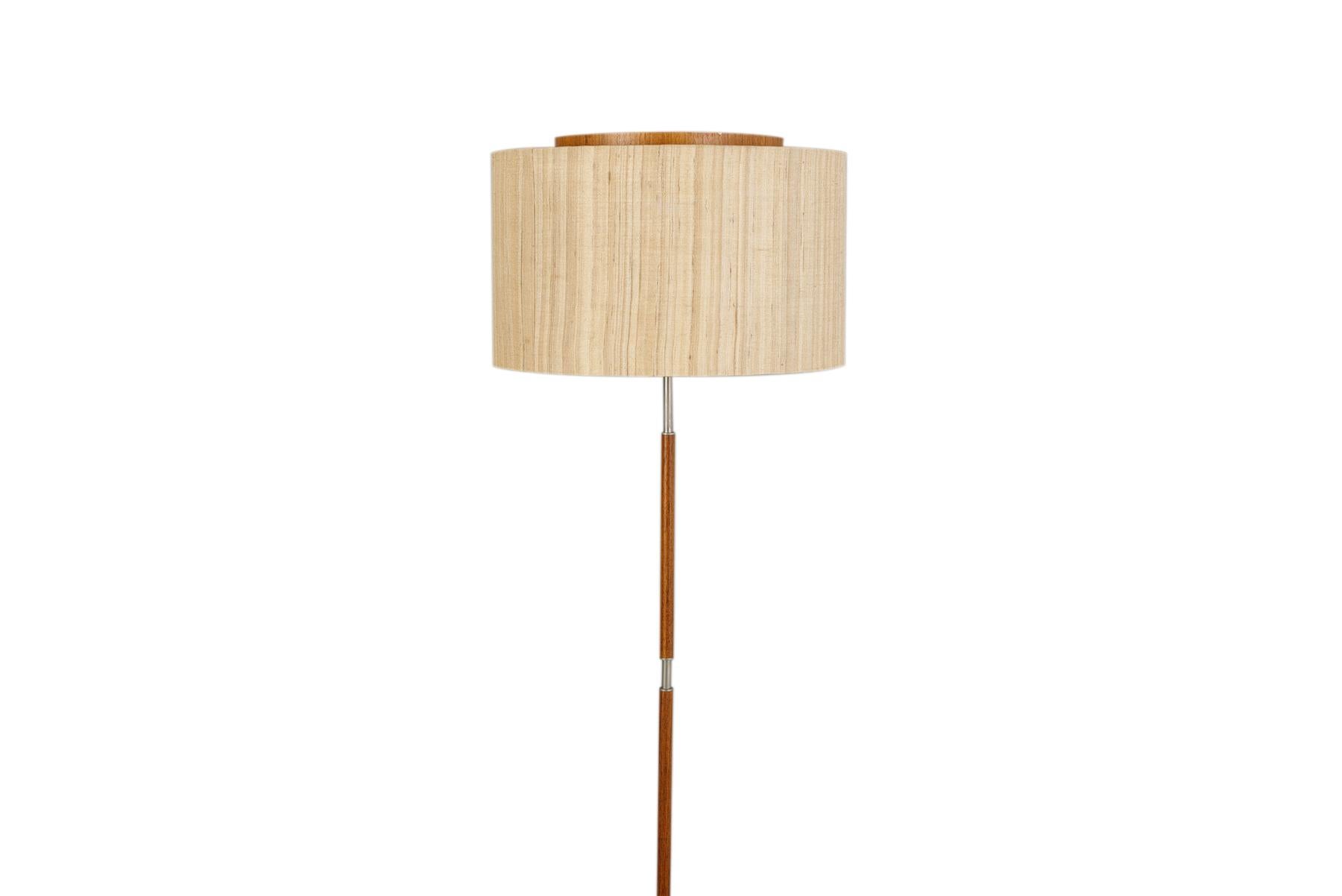 20th Century 1960s Teak Floor Lamp by Temde