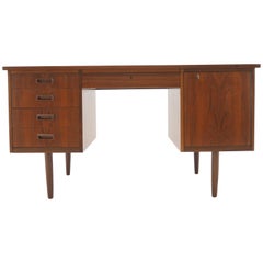 1960s Teak Free Standing Writing Desk, Denmark