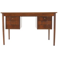 1960s Teak Free Standing Writing Desk, Denmark