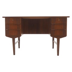 1960s Teak Free Standing Writing Desk, Denmark