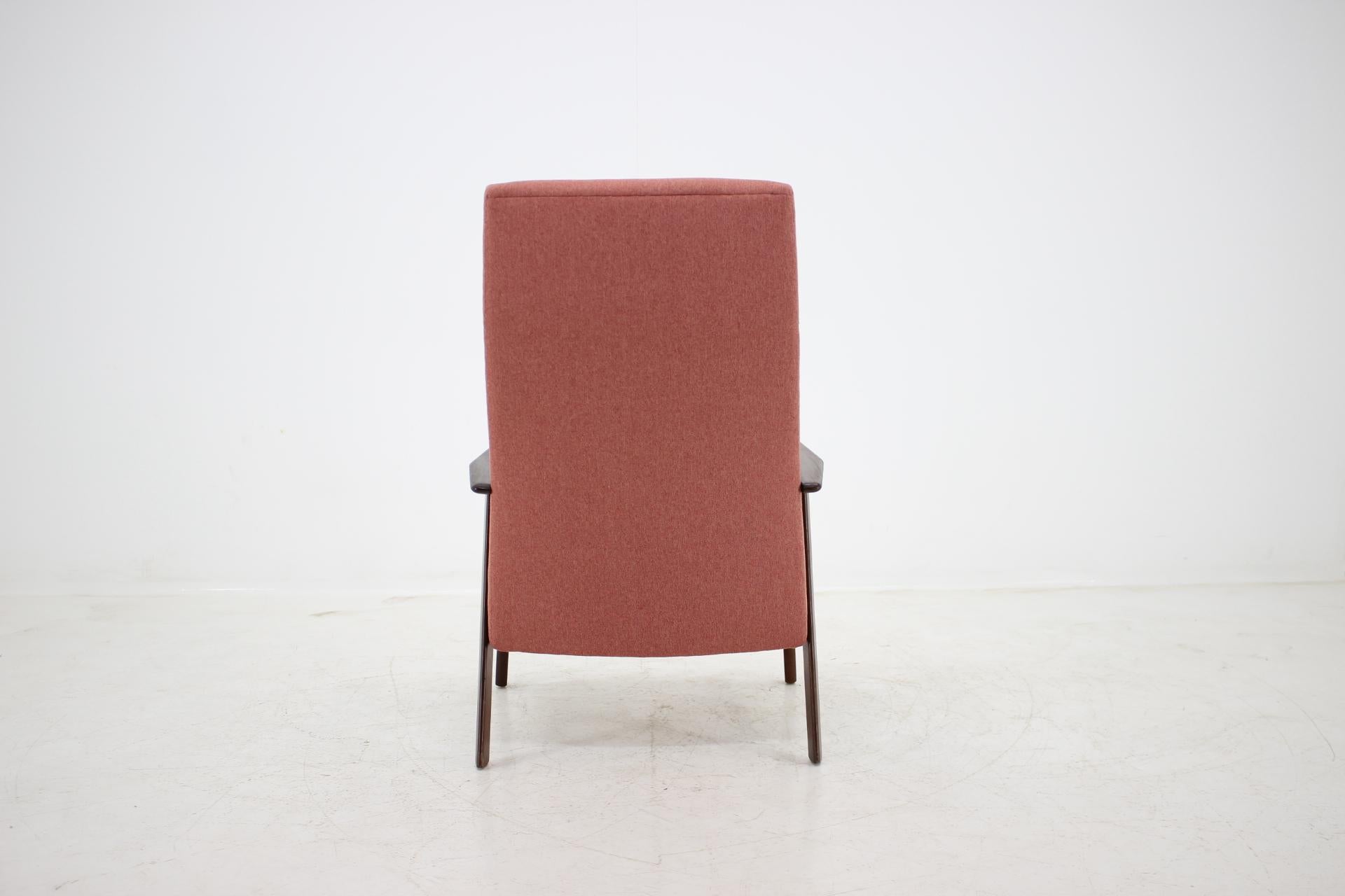 Danish 1960s Teak High Back Chair, Denmark