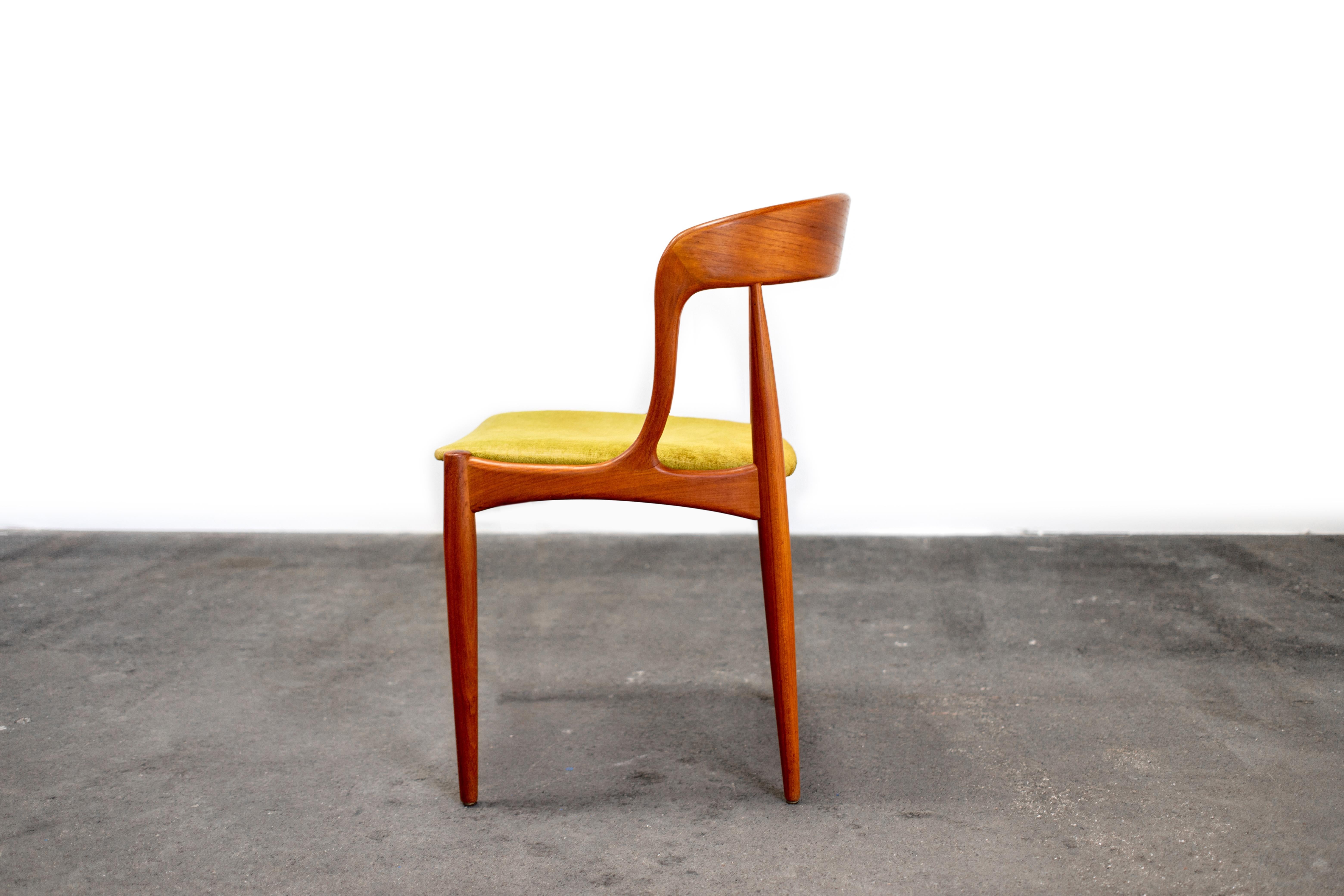 1960s Teak Johannes Andersen Dining Chairs for Uldum Denmark, Set of 6 9