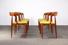 1960s Teak Johannes Andersen Dining Chairs for Uldum Denmark, Set of 6
