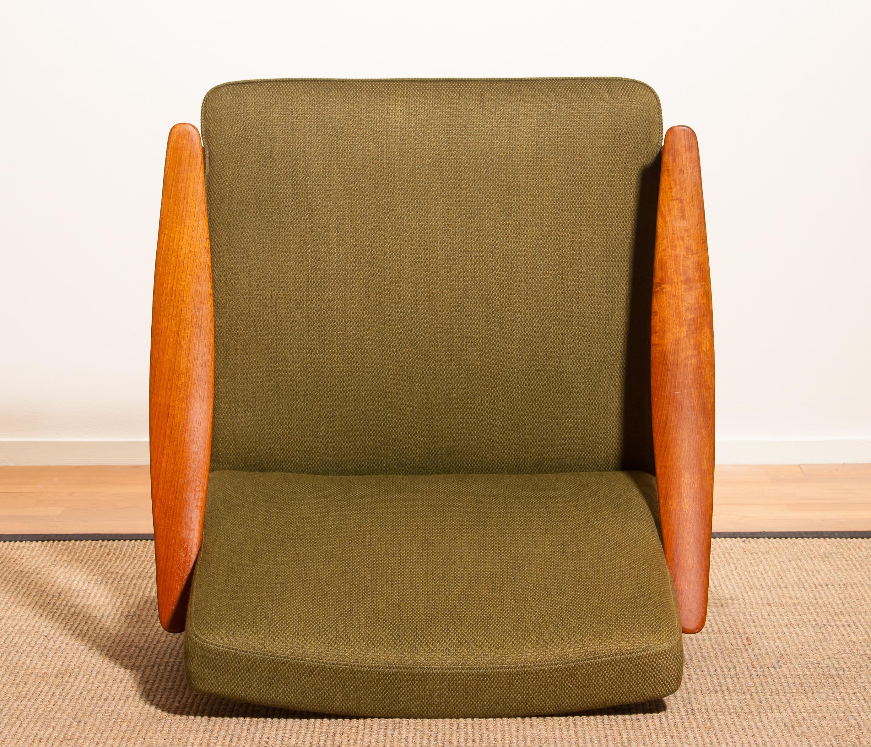 1960s, Teak Lounge Chair by Erik Wørts for Bröderna Andersson In Excellent Condition In Silvolde, Gelderland