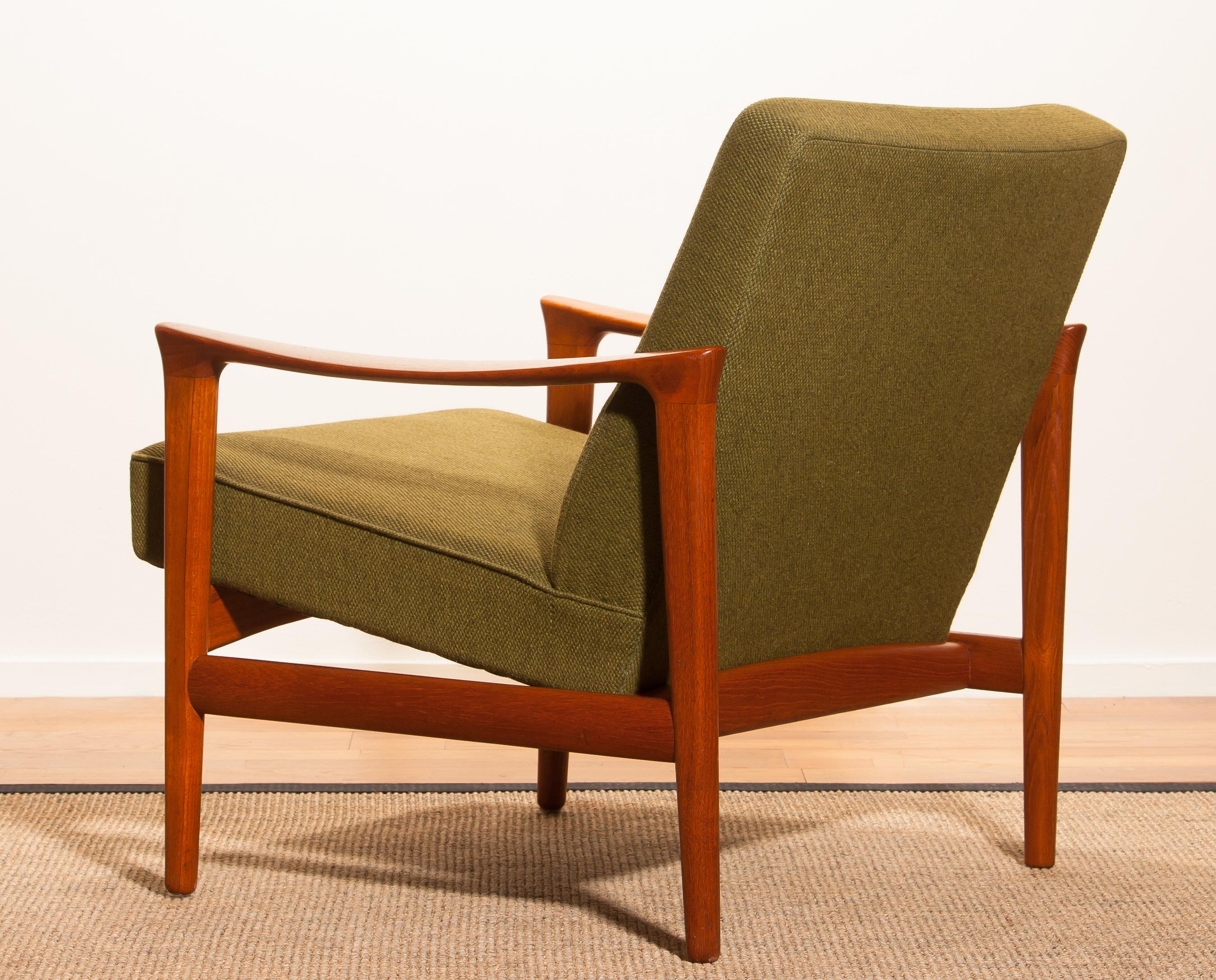 1960s, Teak Lounge Chair by Erik Wørts for Bröderna Andersson 1